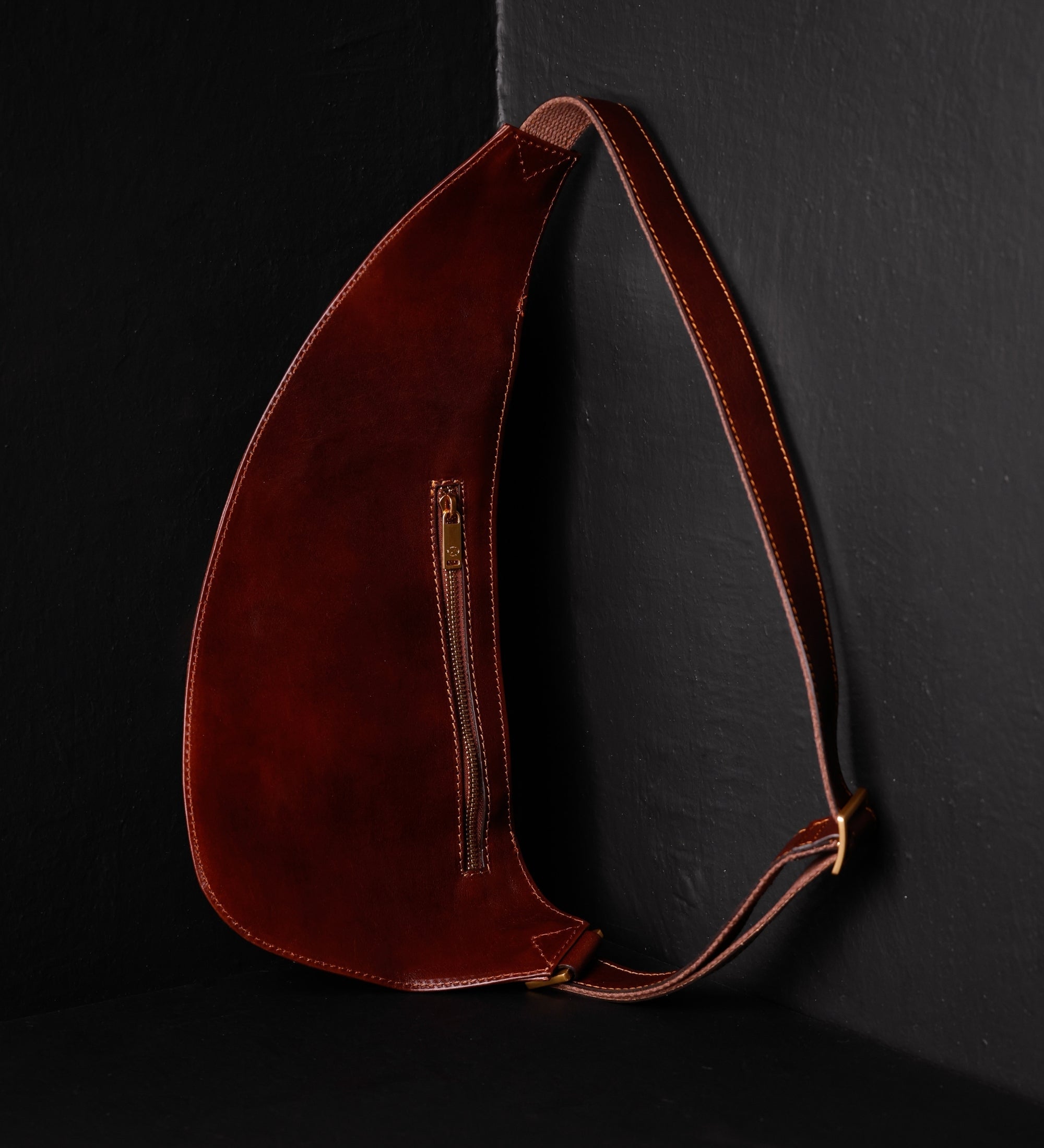 Sac à bandoulière en cuir The Monk
