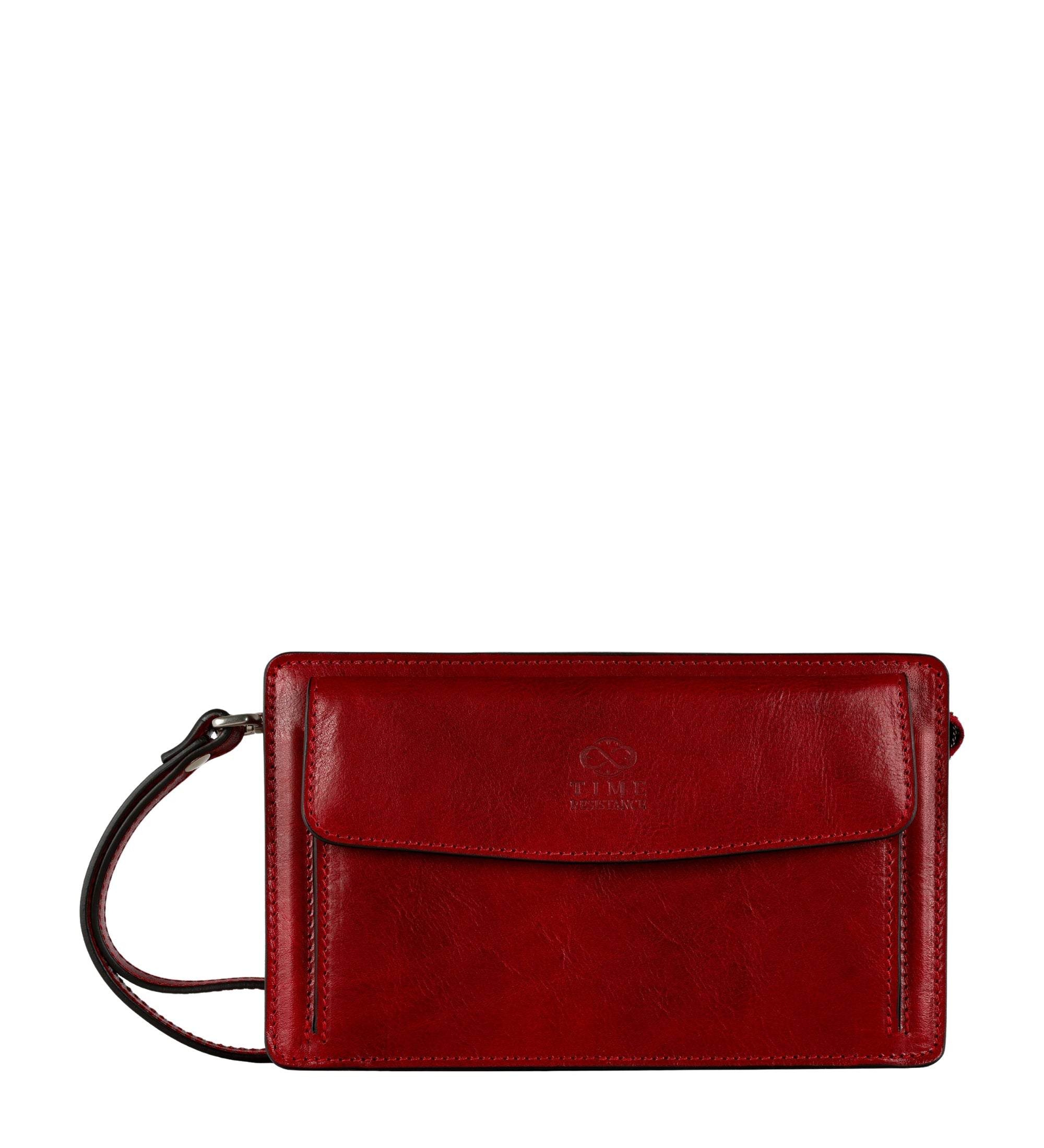 Pochette en cuir Decameron