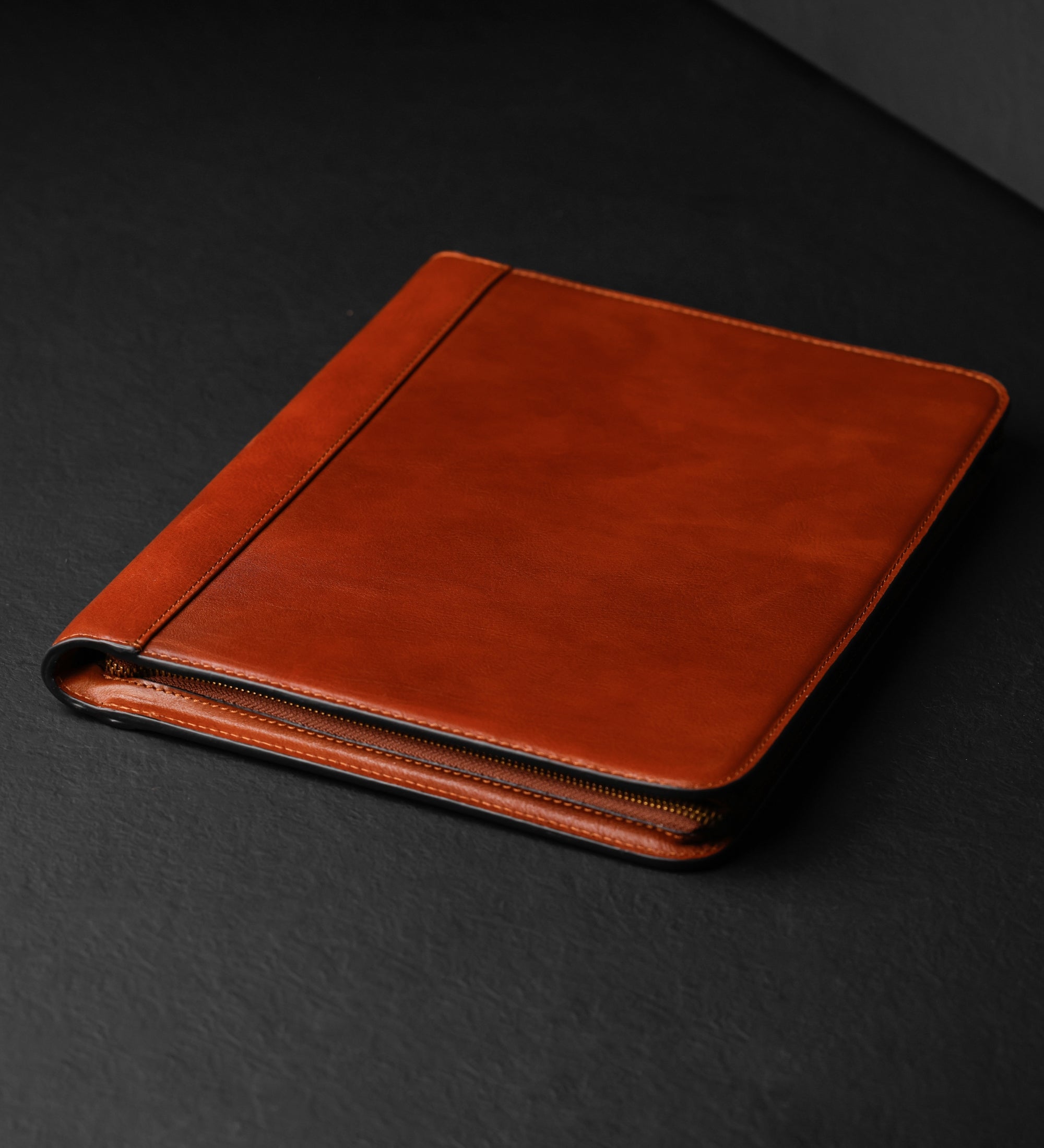 Porte-documents organiseur A4 en cuir Candide