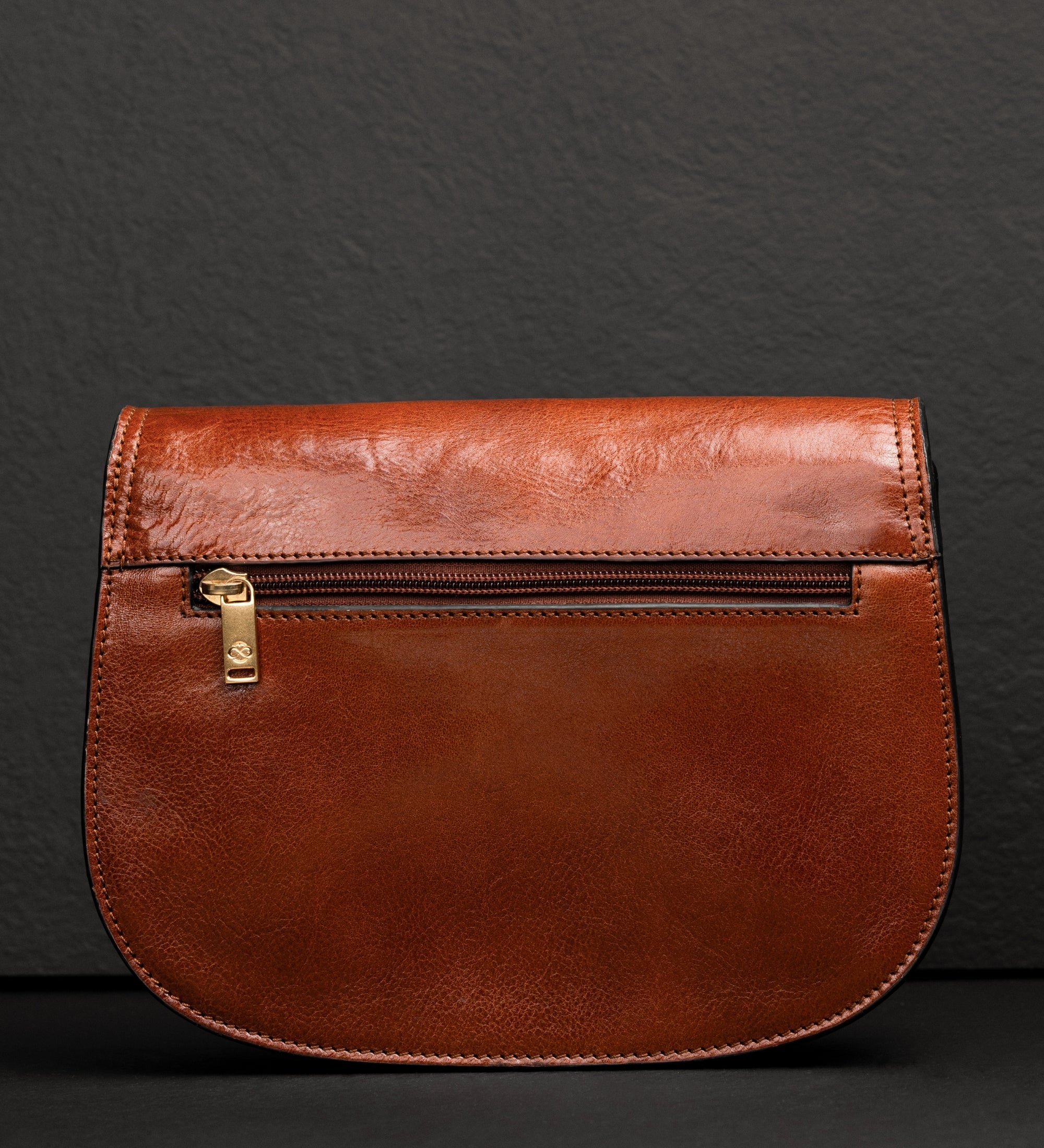 Sac à bandoulière selle en cuir pour femme Moonfleet