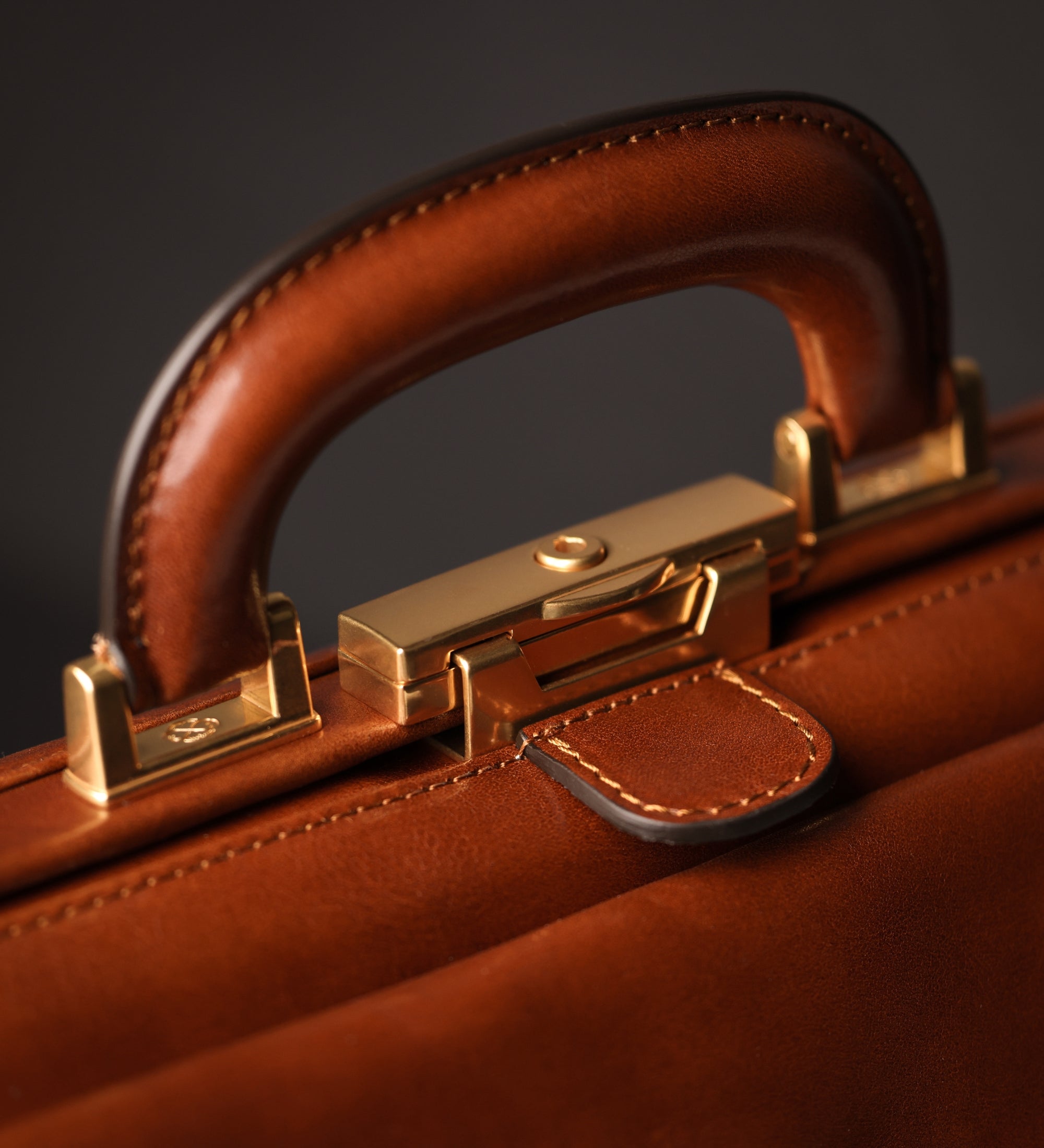 Grand sac de docteur en cuir italien The Master and Margarita