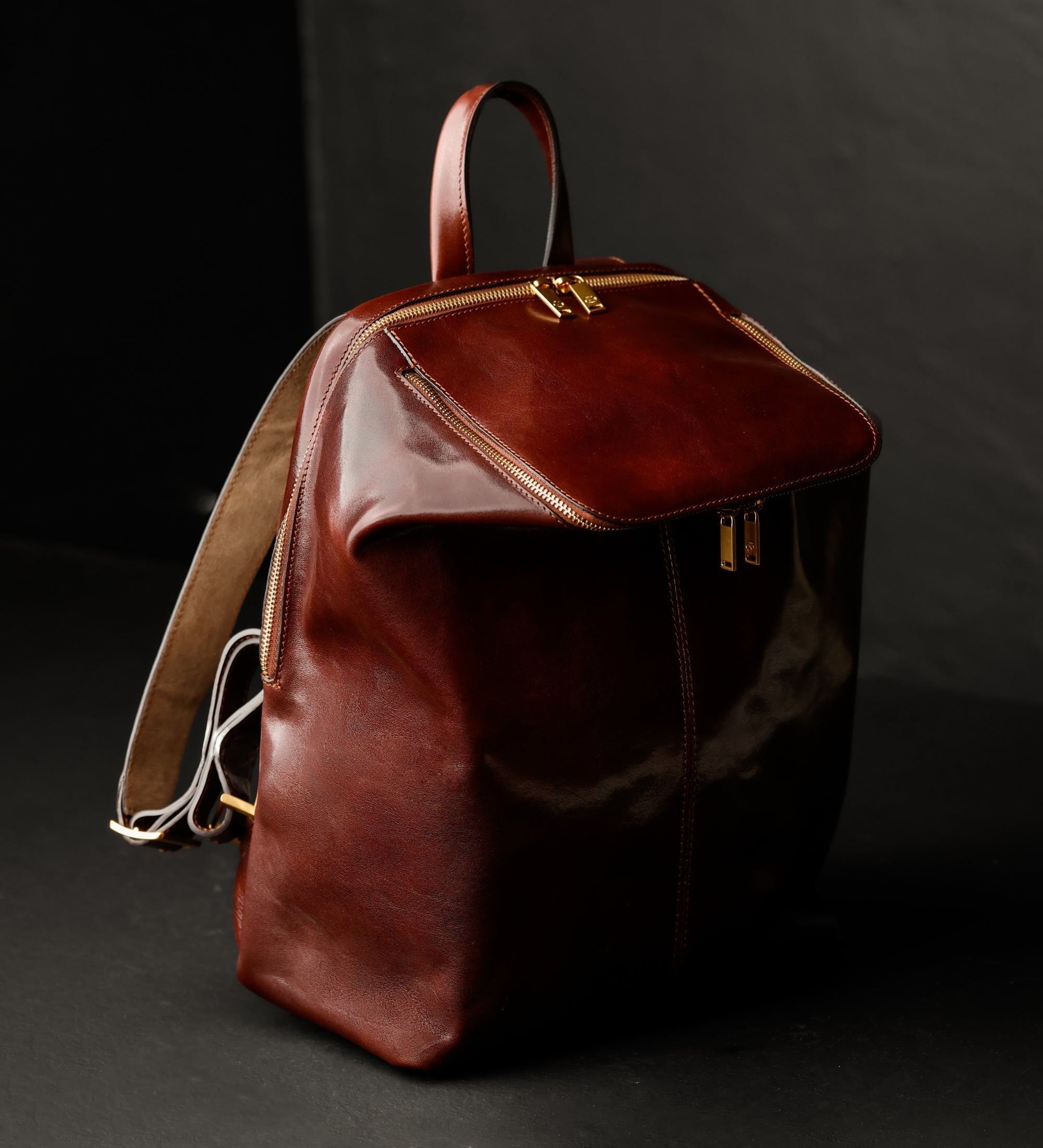 Sac à dos en cuir pour femme A Bend in the River