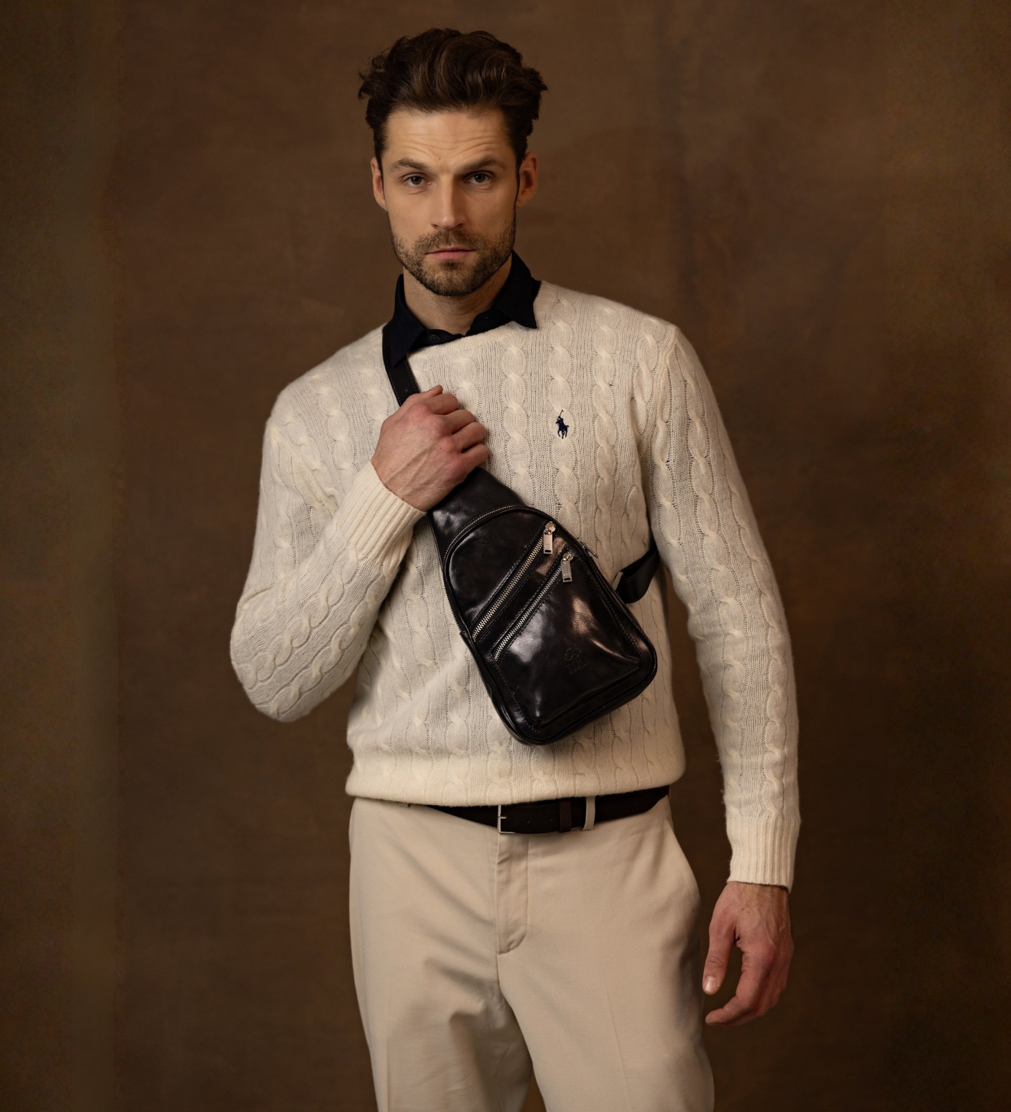 Sac bandoulière en cuir Catch-22