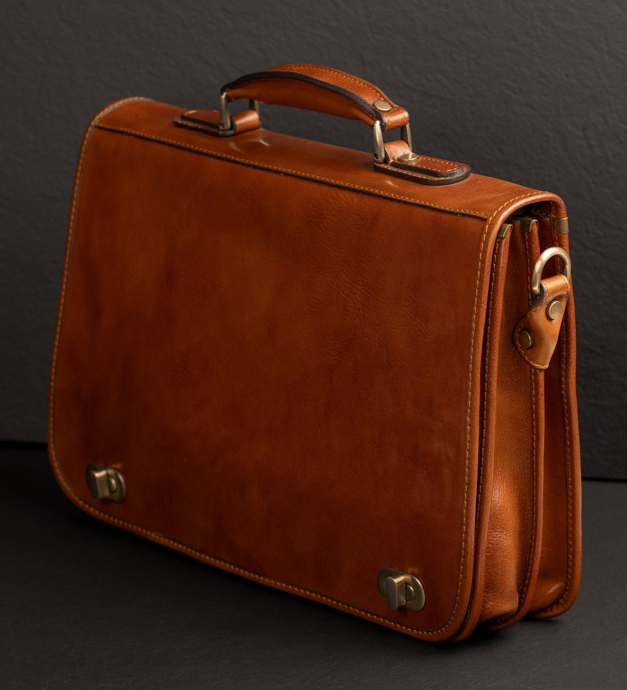 Sacoche pour ordinateur portable en cuir Illusions