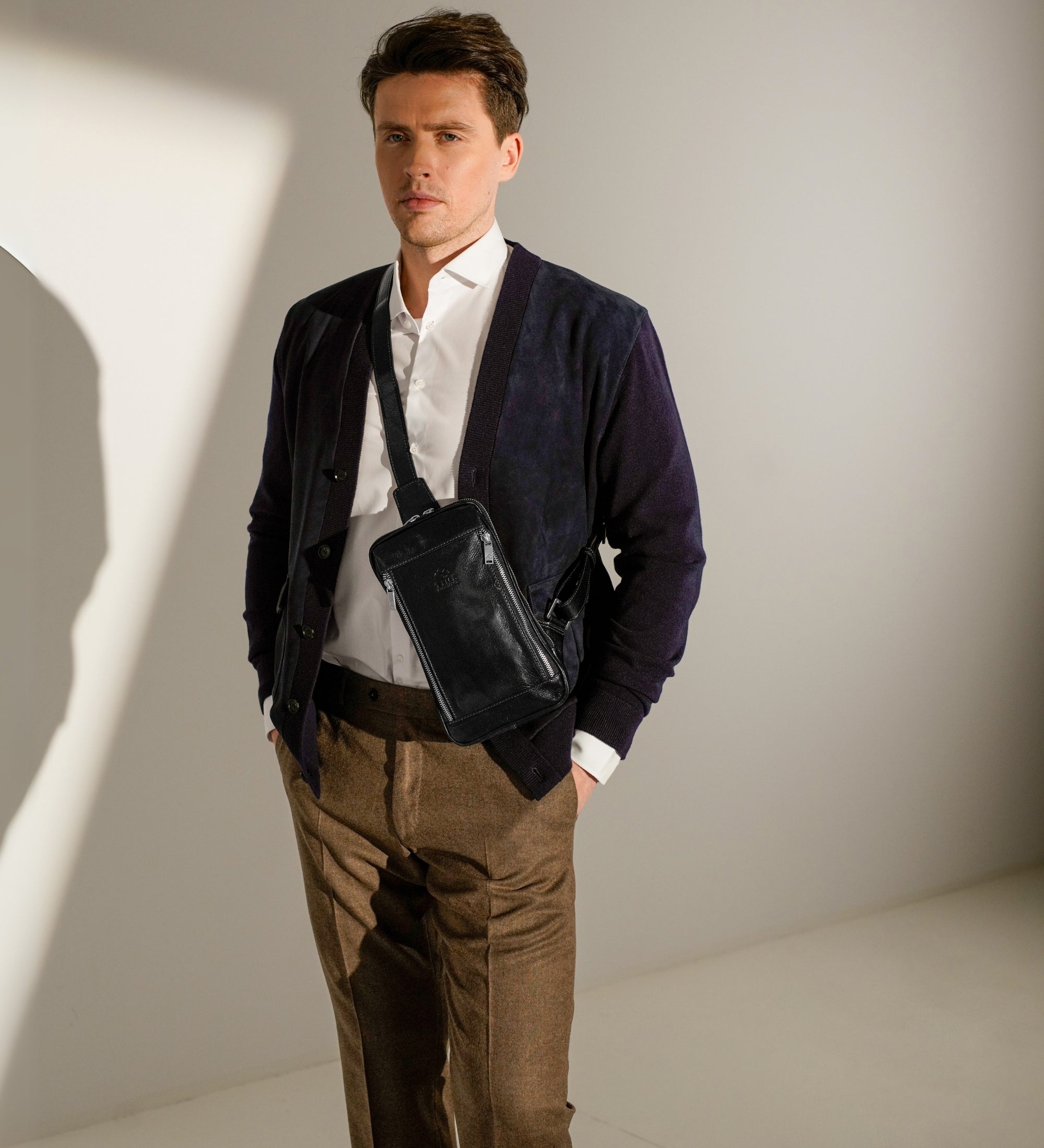 Sac bandoulière en cuir Kim