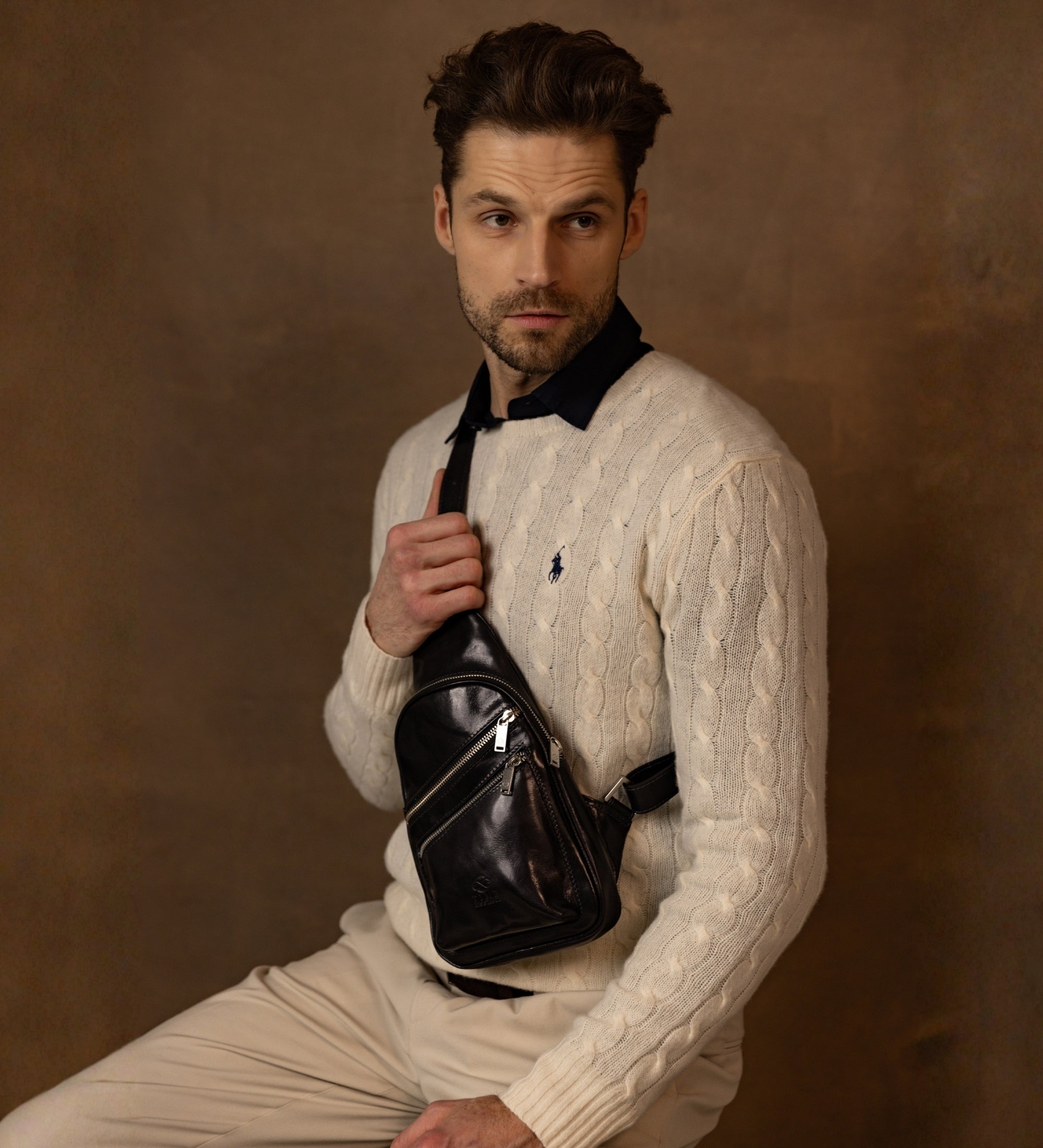 Sac bandoulière en cuir Catch-22