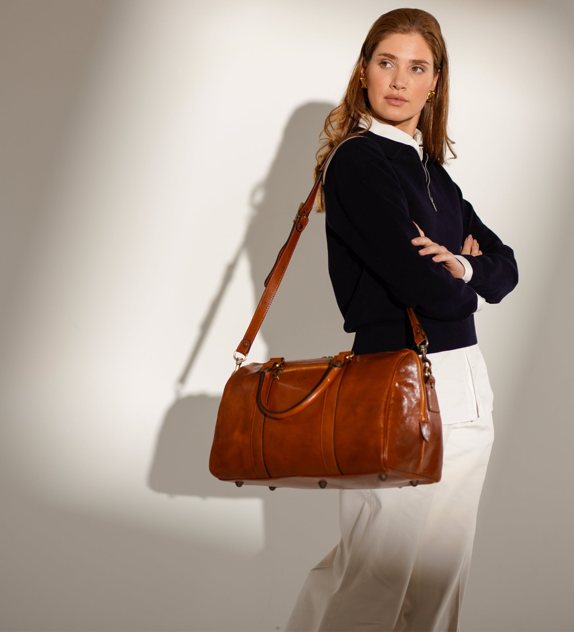Petit sac de voyage en cuir pour femme The Ambassadors
