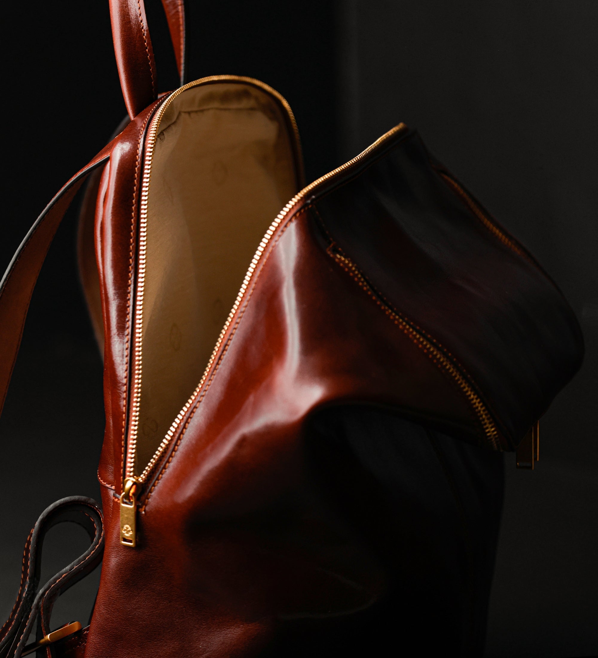 Sac à dos en cuir pour femme A Bend in the River