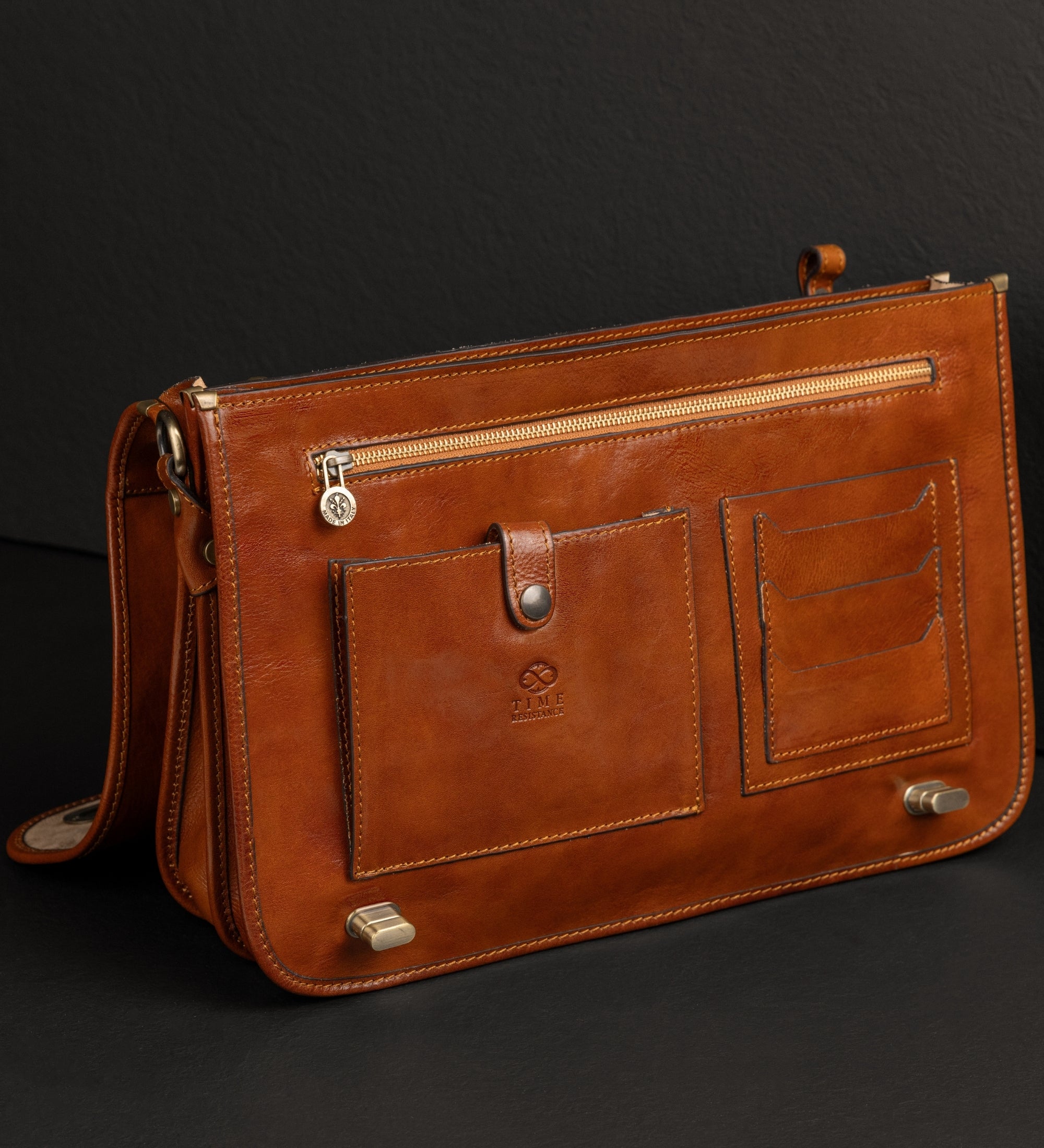 Sacoche pour ordinateur portable en cuir Illusions