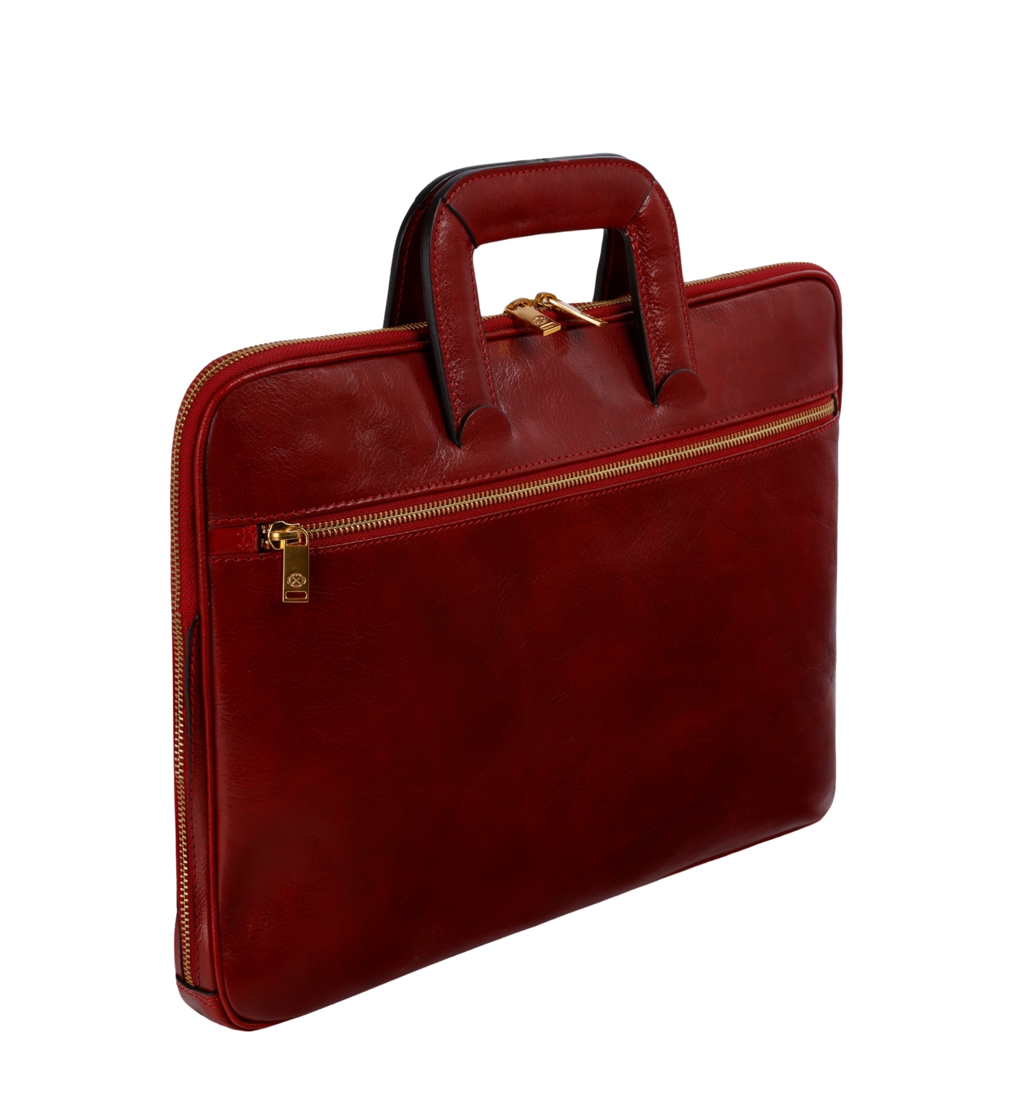 Sacoche pour ordinateur portable en cuir Brave New World