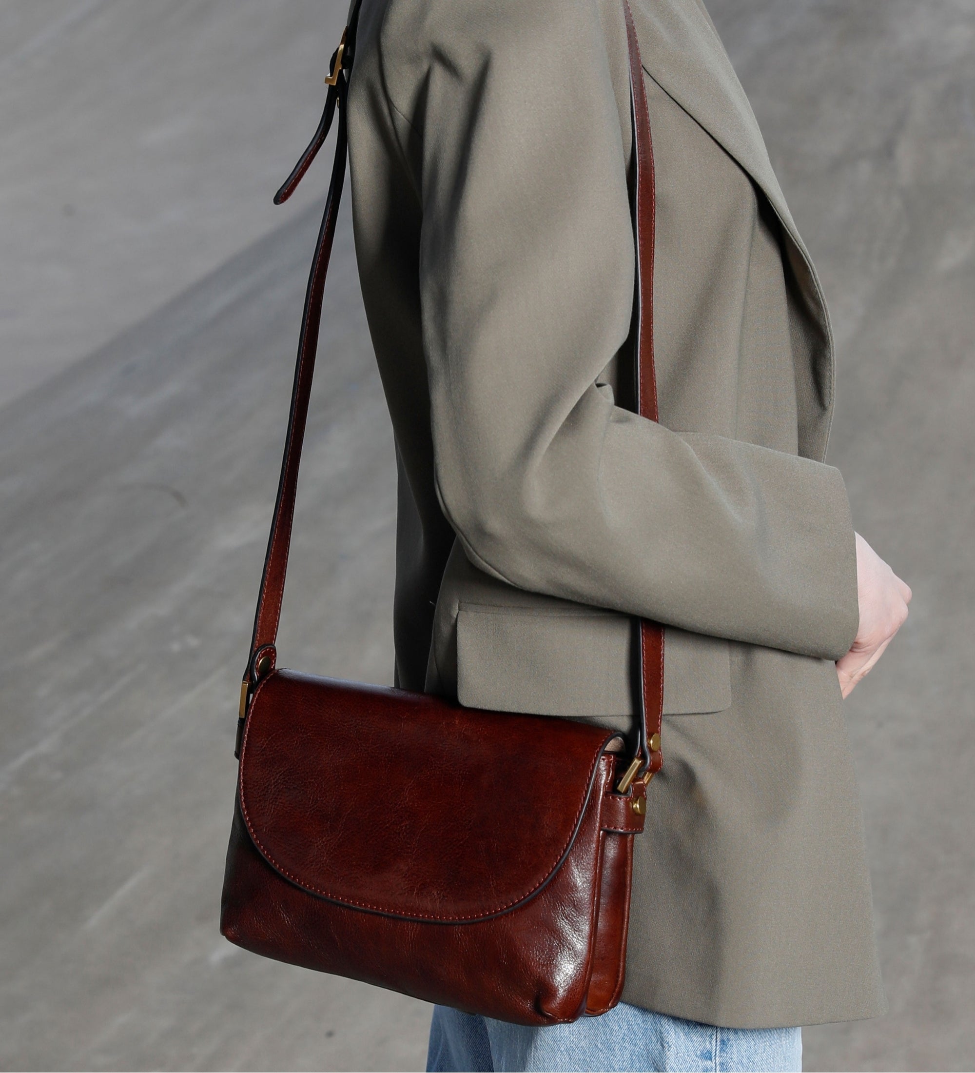 Sac à bandoulière en cuir pour femme Sophie's Choice
