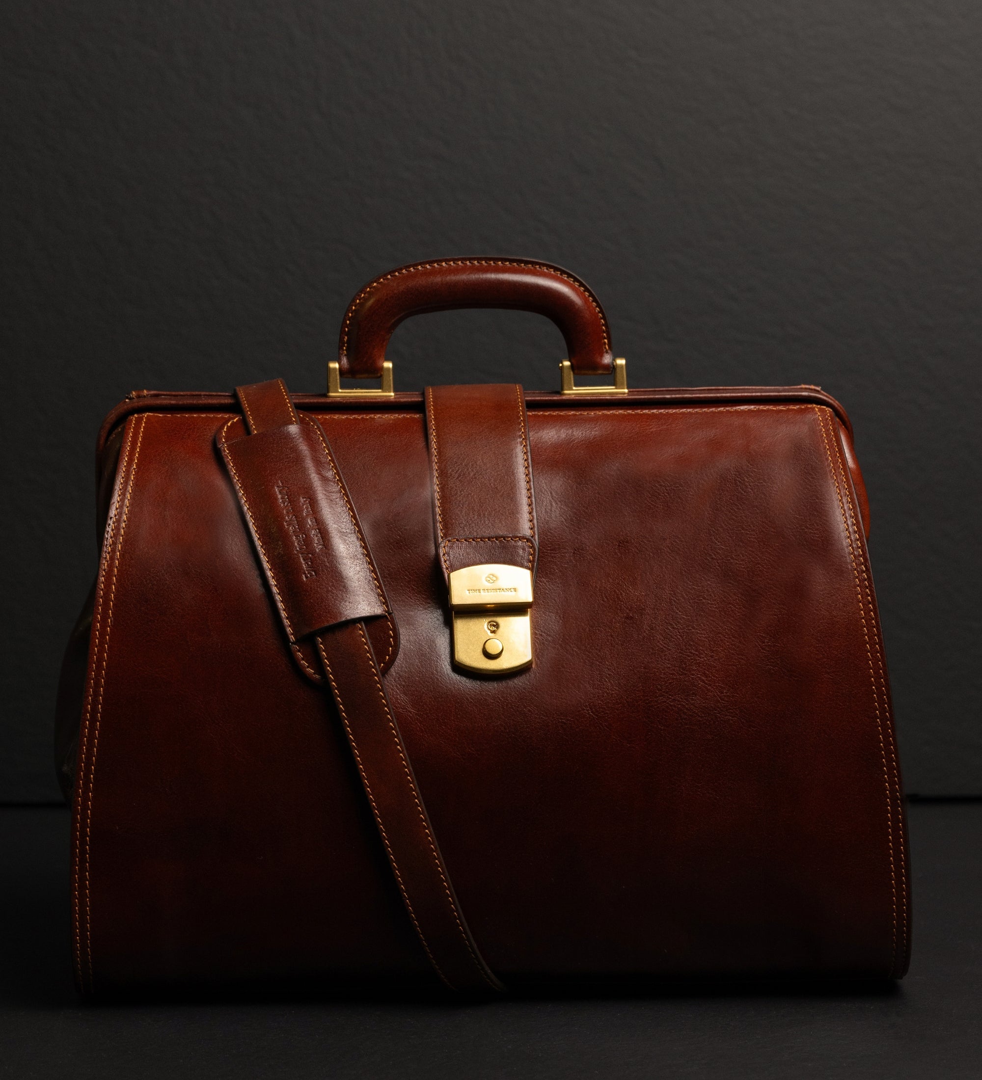 Grand sac de docteur en cuir Mrs Dalloway