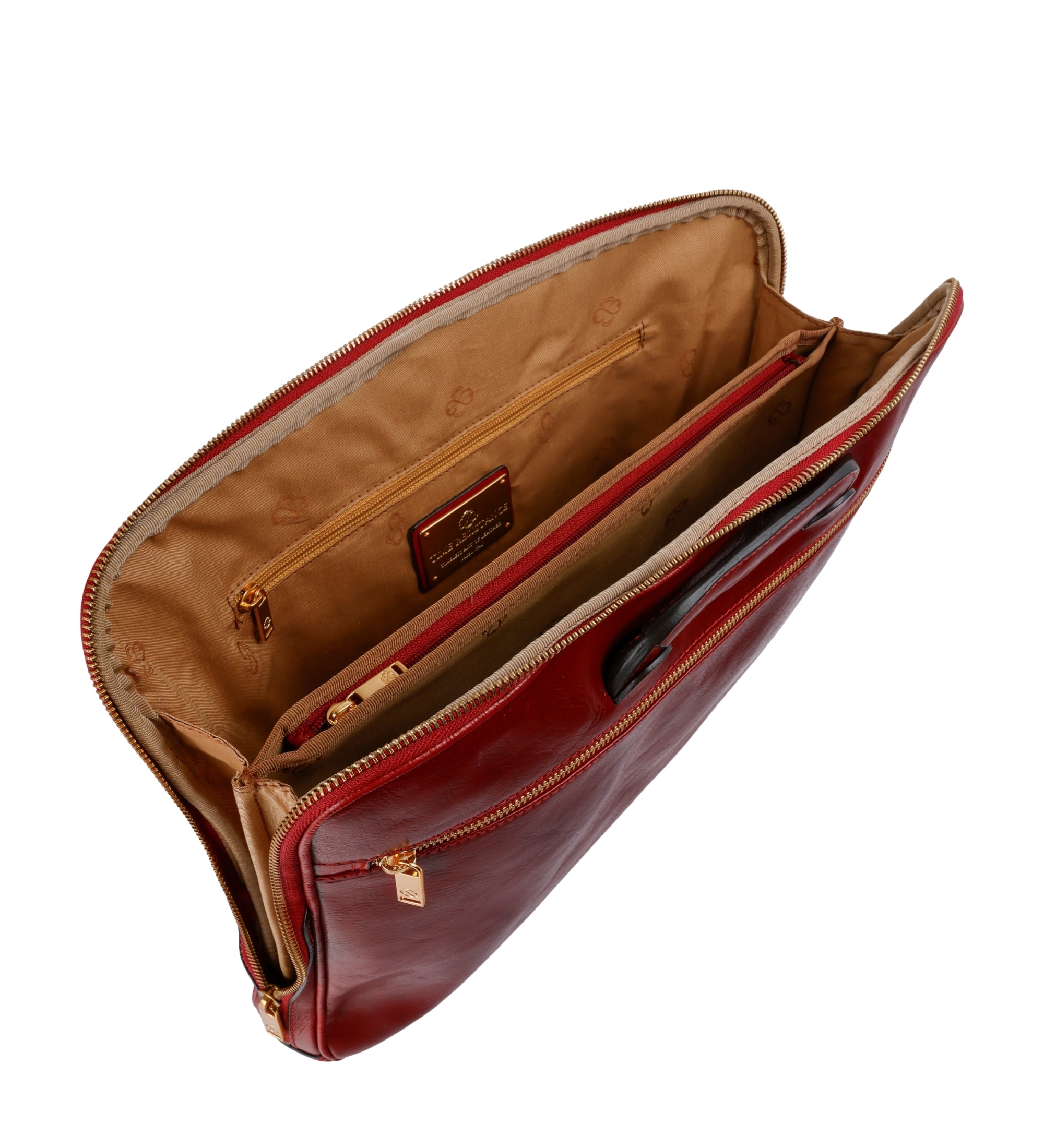 Sacoche pour ordinateur portable en cuir pour femme Brave New World