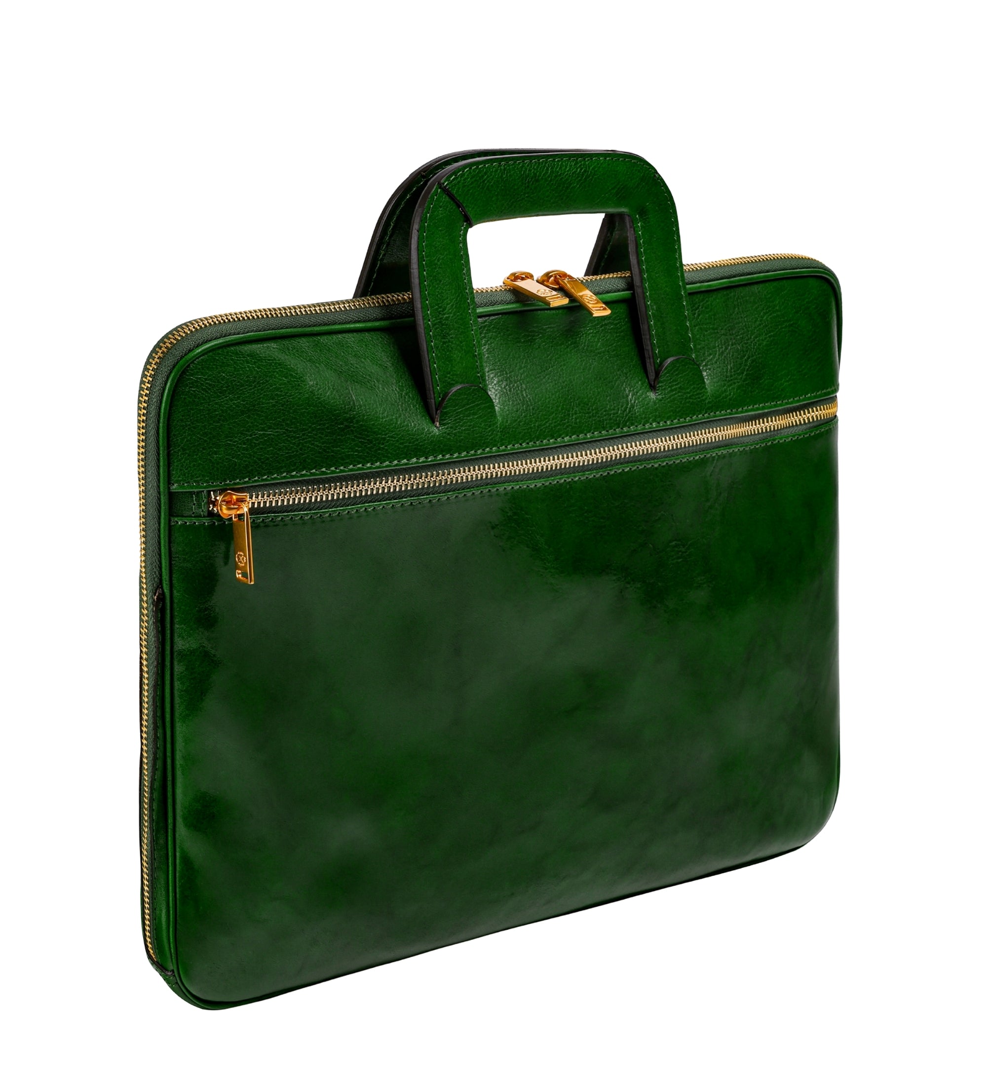 Sacoche pour ordinateur portable en cuir pour femme Brave New World