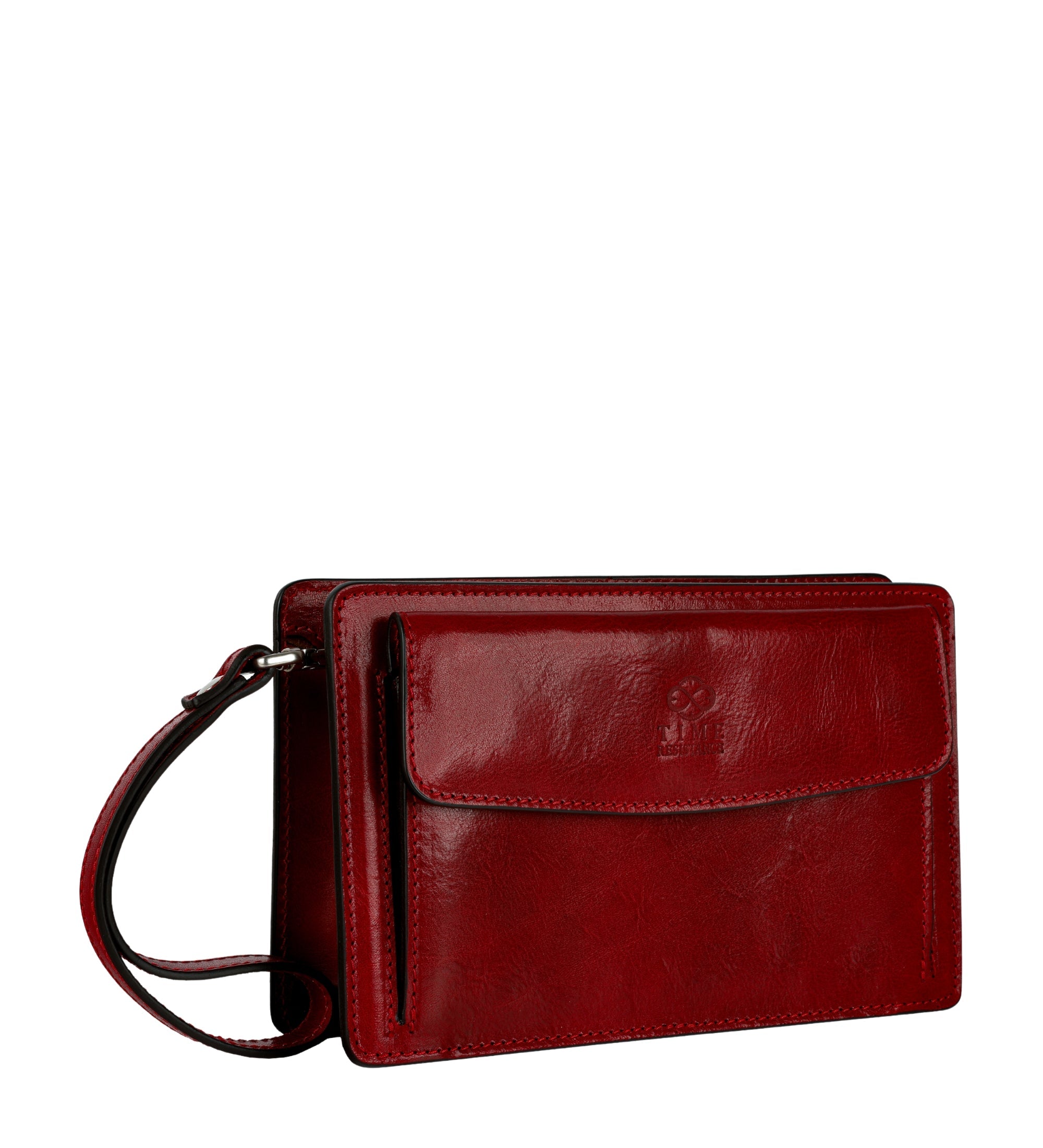 Pochette en cuir Decameron