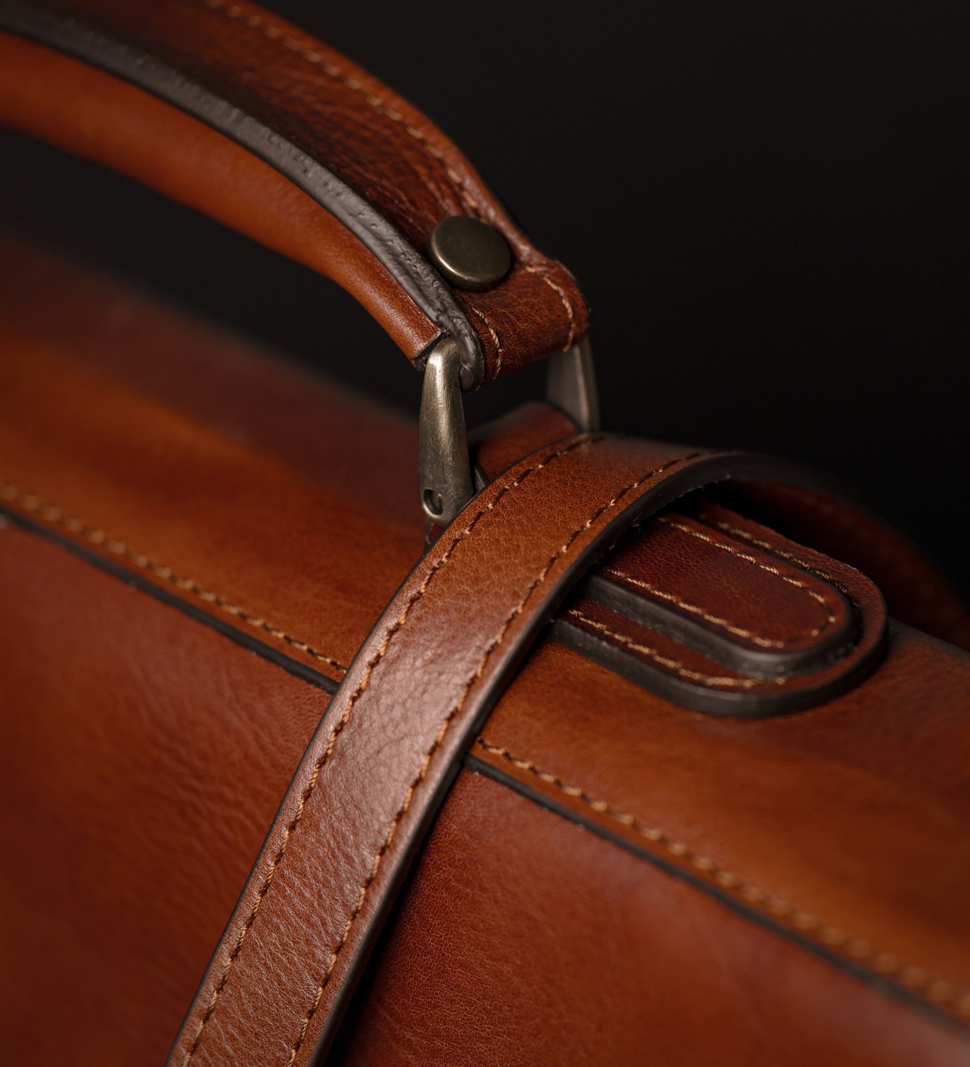 Sacoche pour ordinateur portable en cuir Illusions