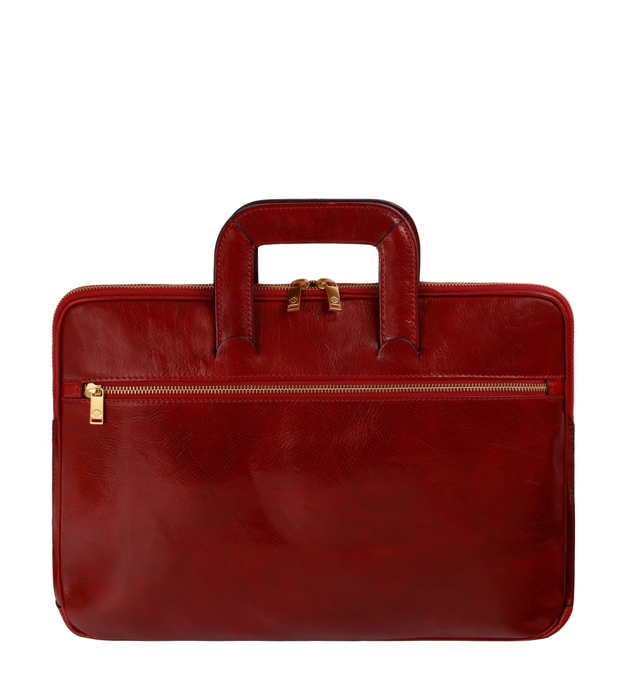 Sacoche pour ordinateur portable en cuir pour femme Brave New World