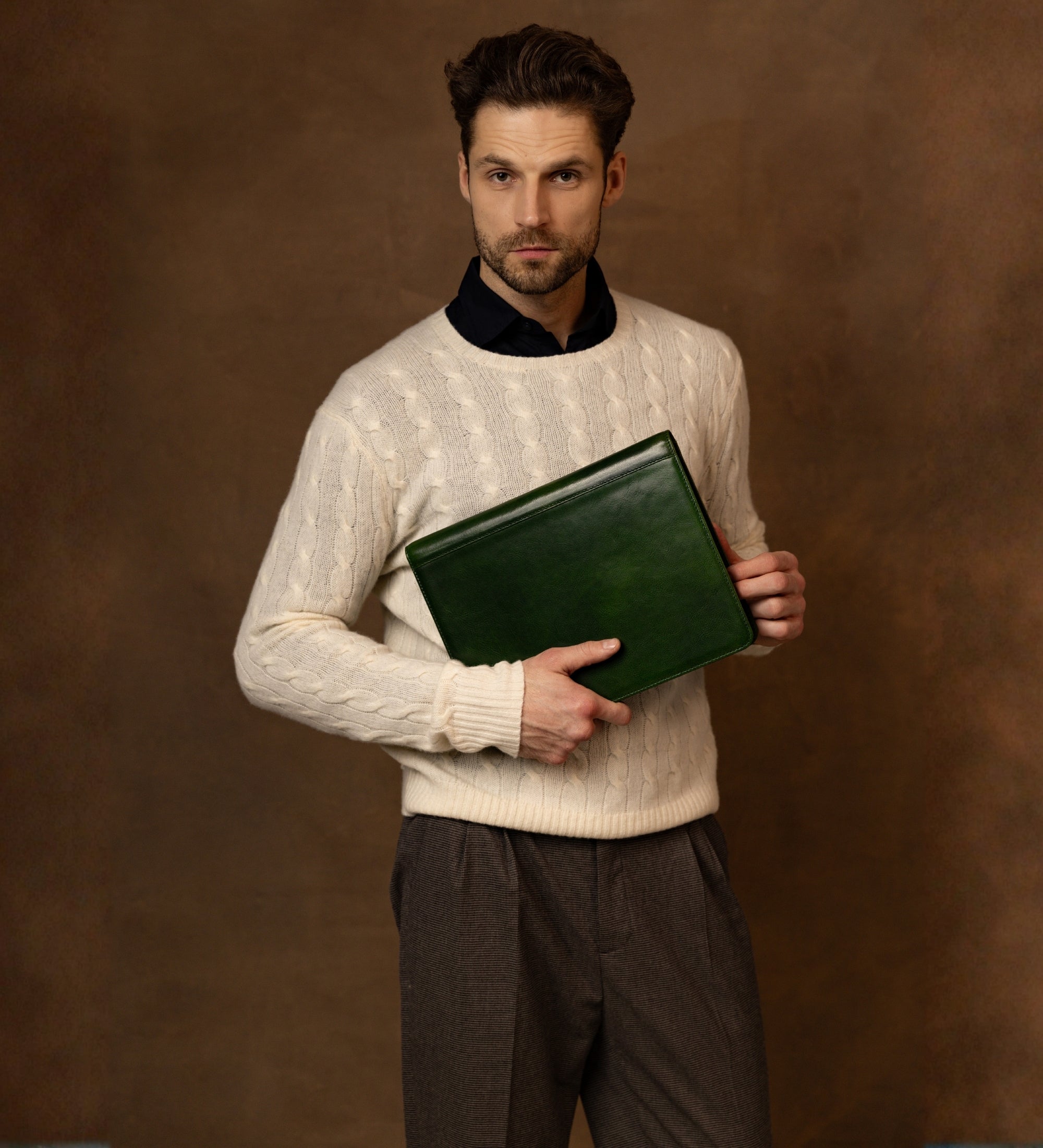 Porte-documents en cuir Something Fresh