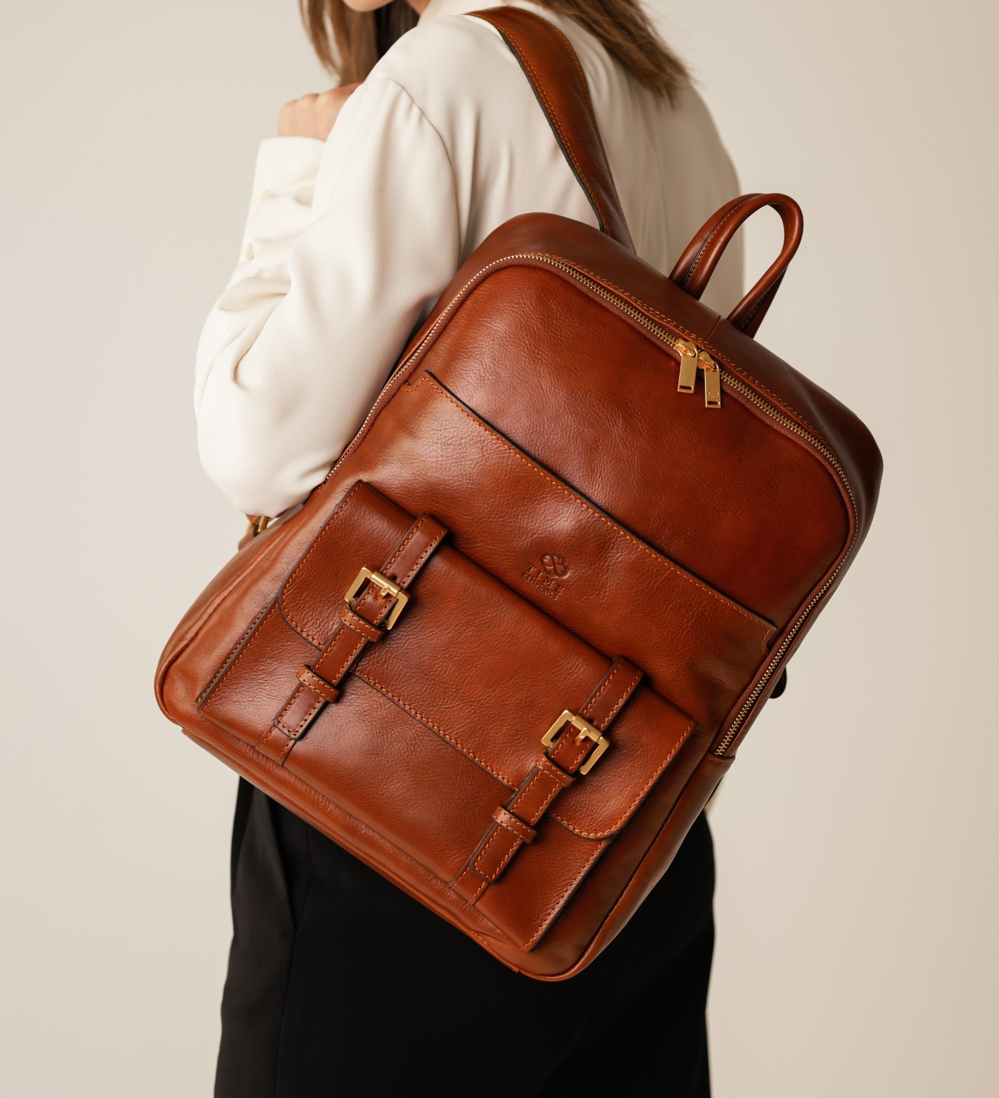 Sac à dos de voyage en cuir pour femme The Divine Comedy