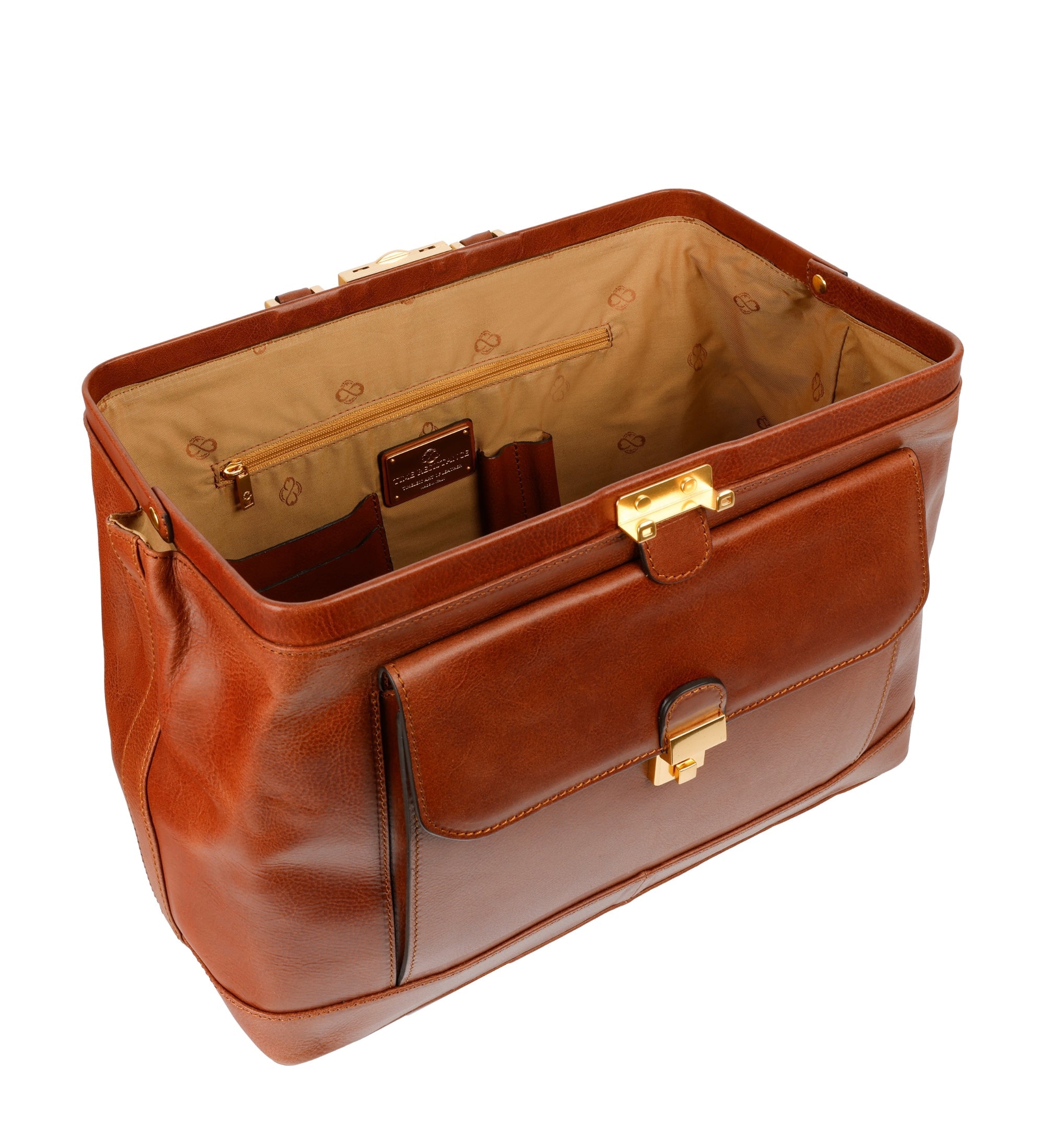 Grand sac de docteur en cuir italien pour femme Hamlet