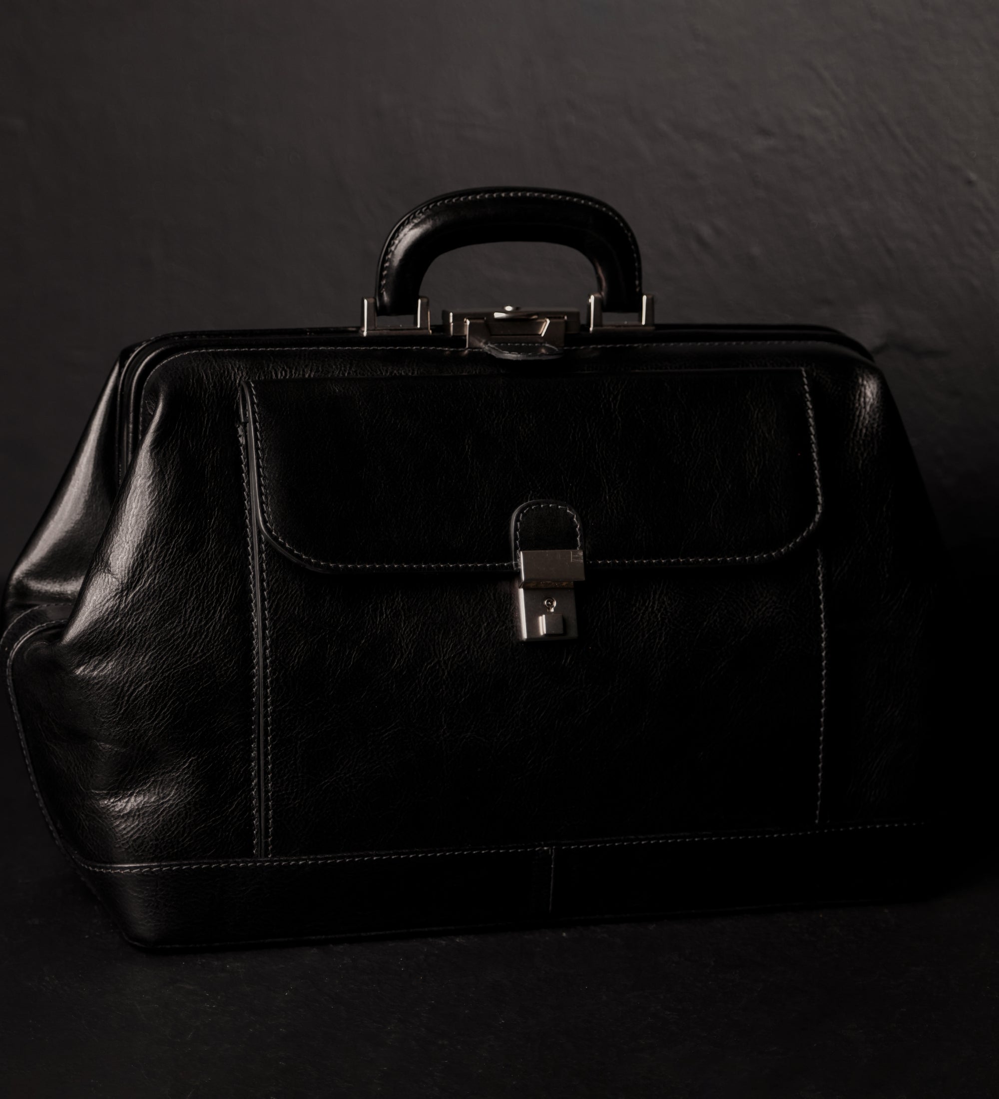 Grand sac de docteur en cuir italien pour femme Hamlet