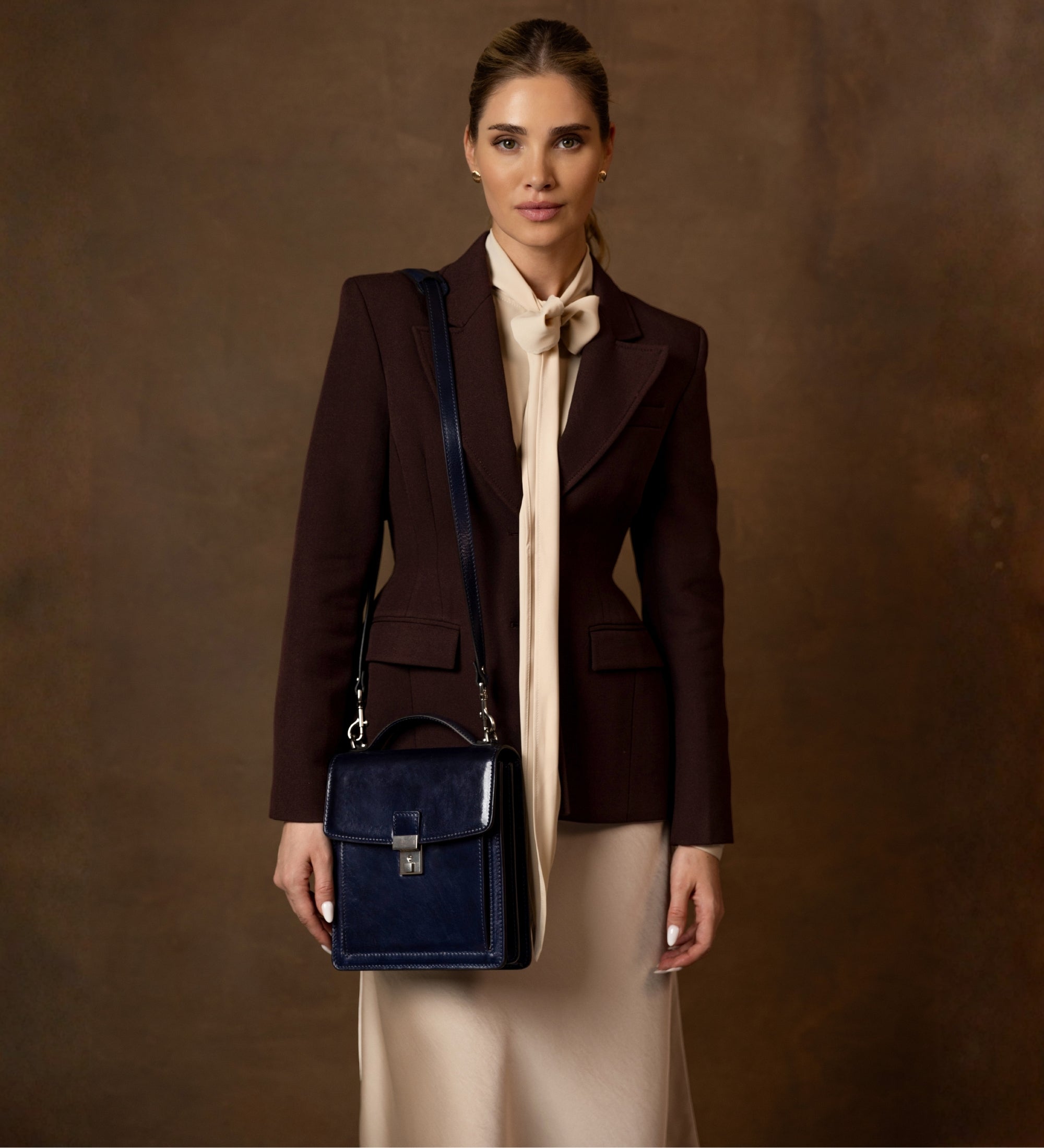 Petite mallette en cuir pour femme Walden