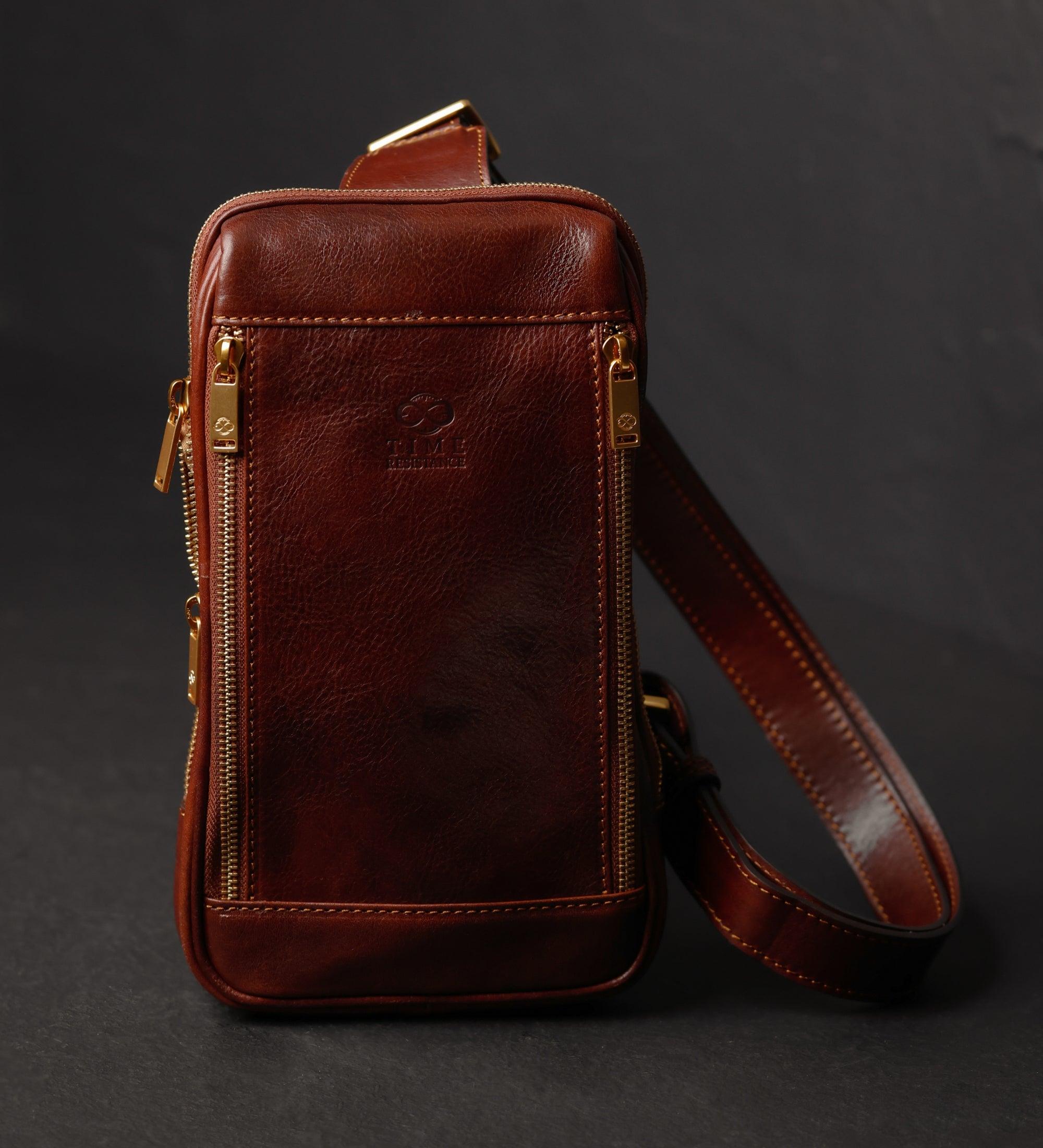 Sac bandoulière en cuir Kim