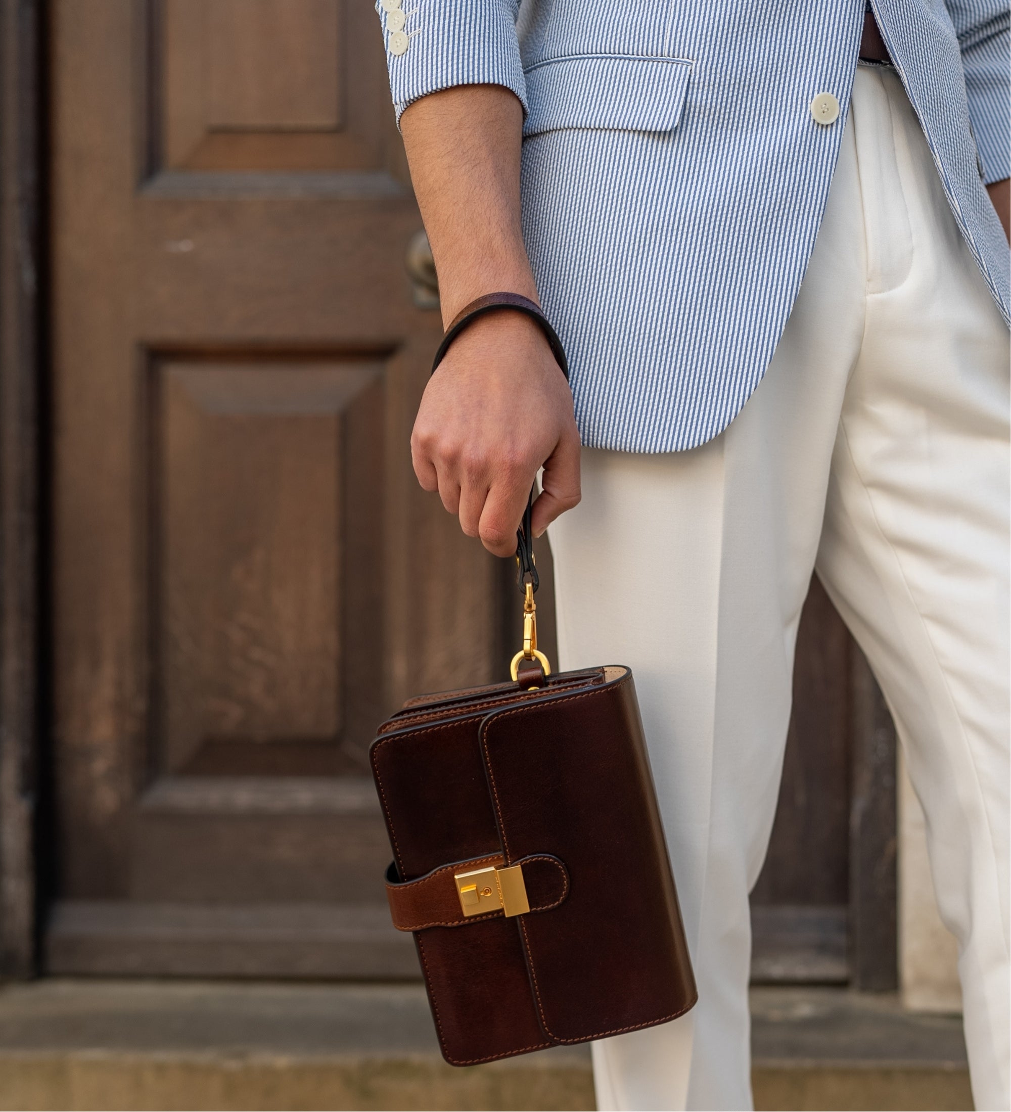 Pochette en cuir The Maltese Falcon