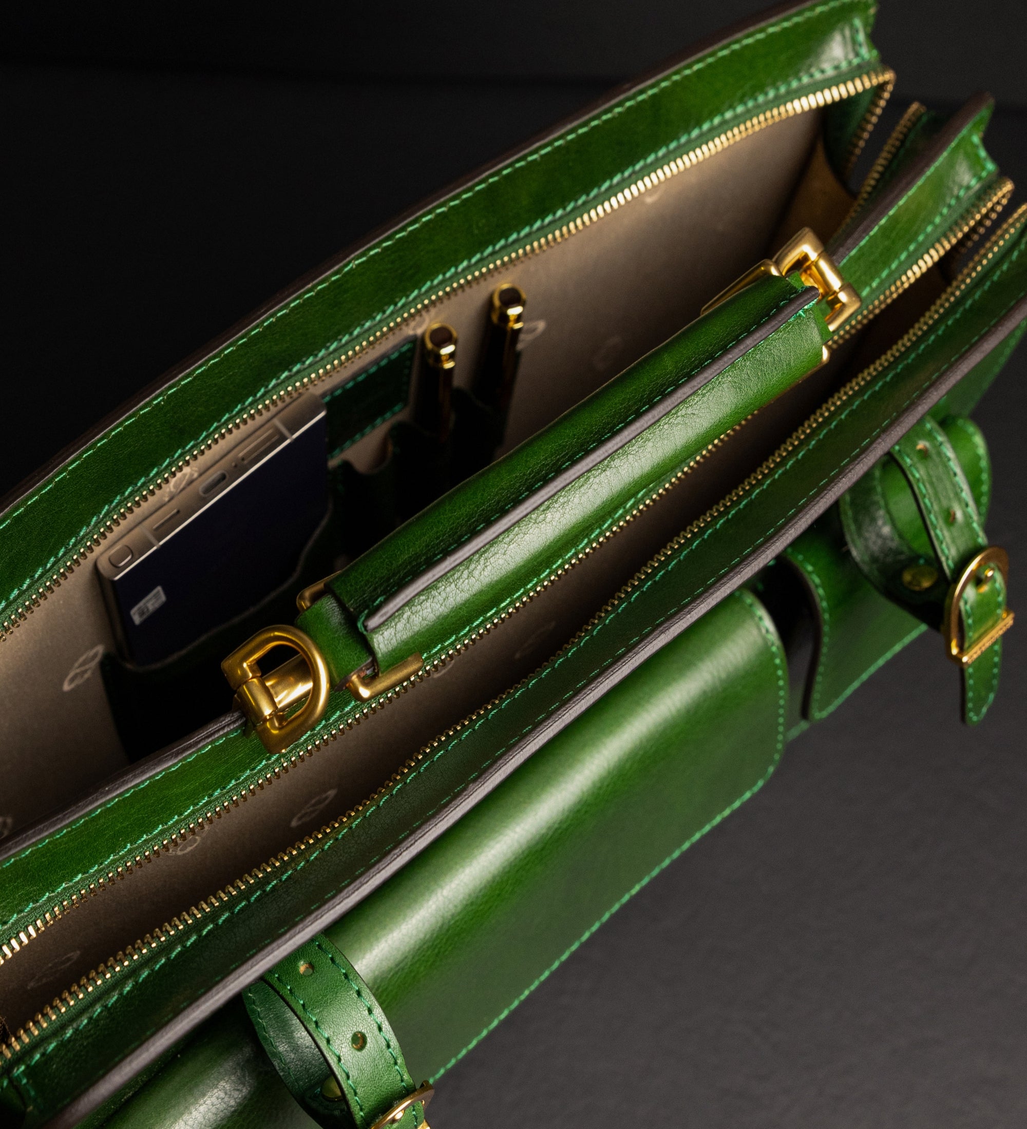 Cartable en cuir The Prophet