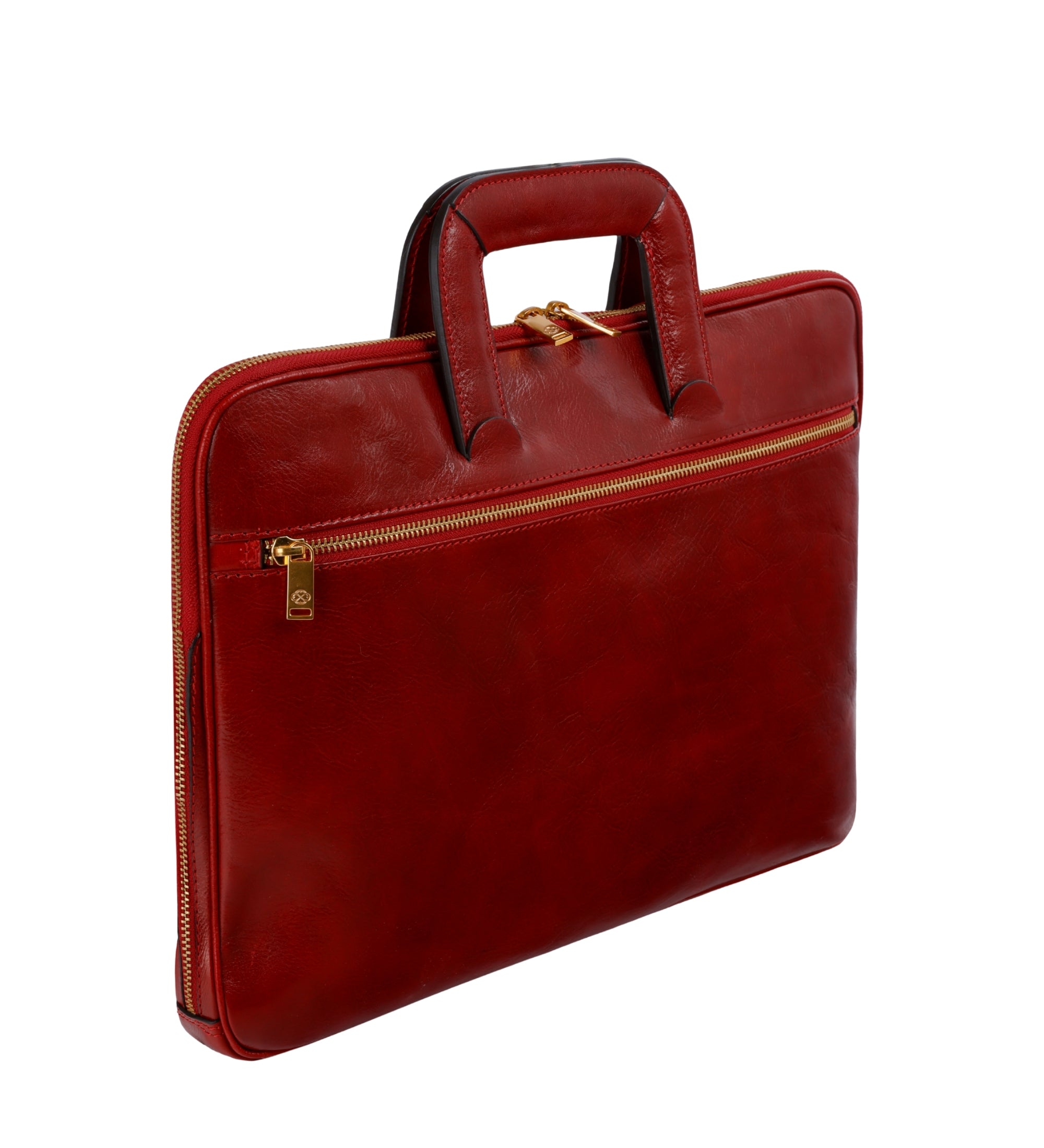 Sacoche pour ordinateur portable en cuir pour femme Brave New World