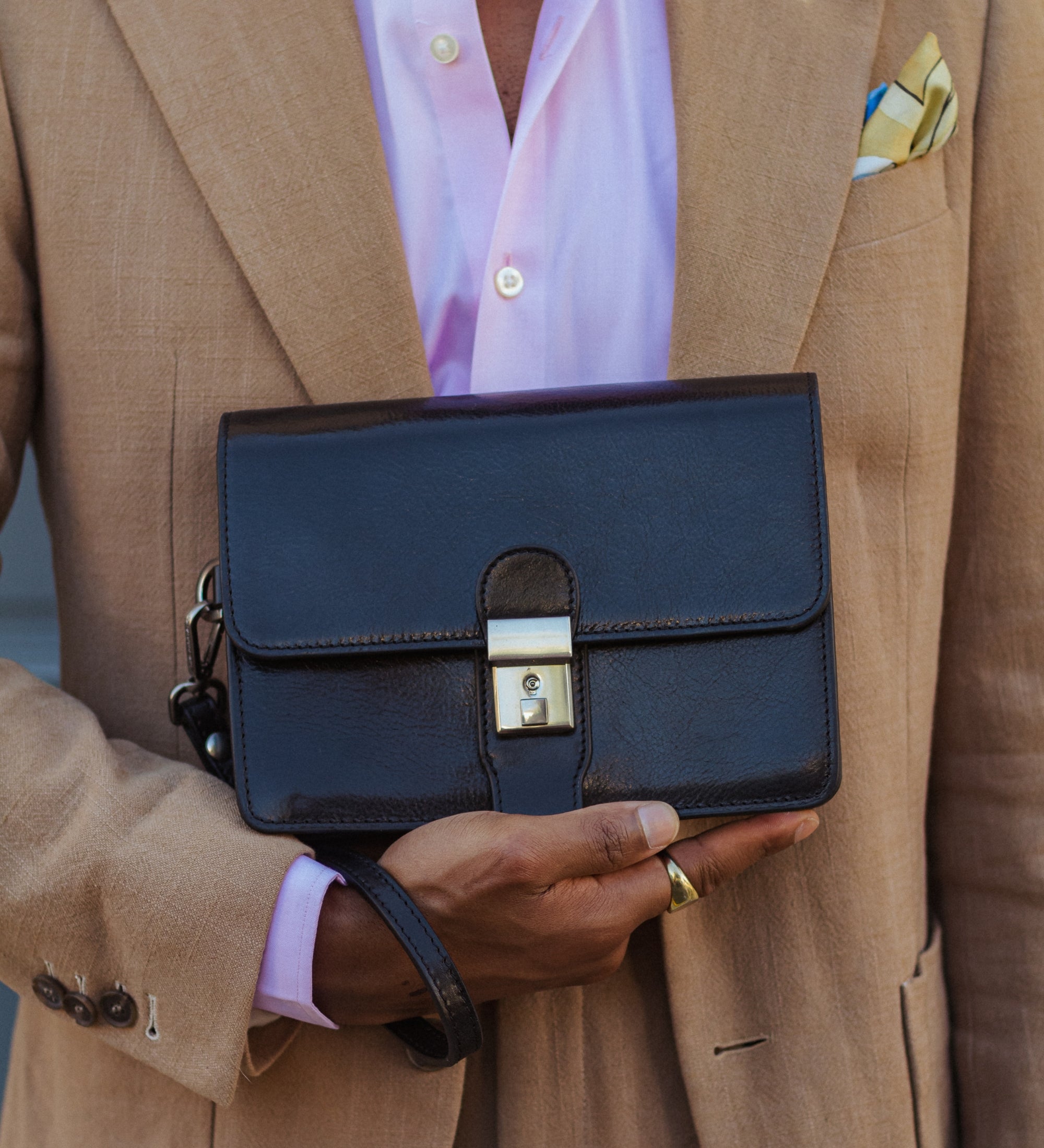 Pochette en cuir The Maltese Falcon