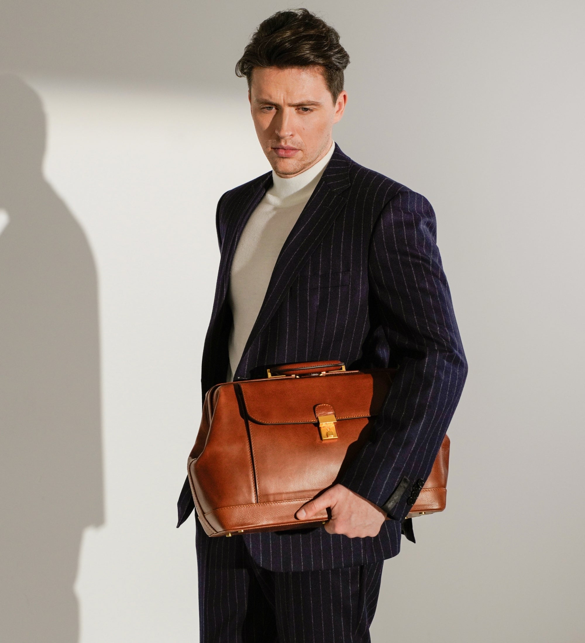Grand sac de docteur en cuir italien Hamlet