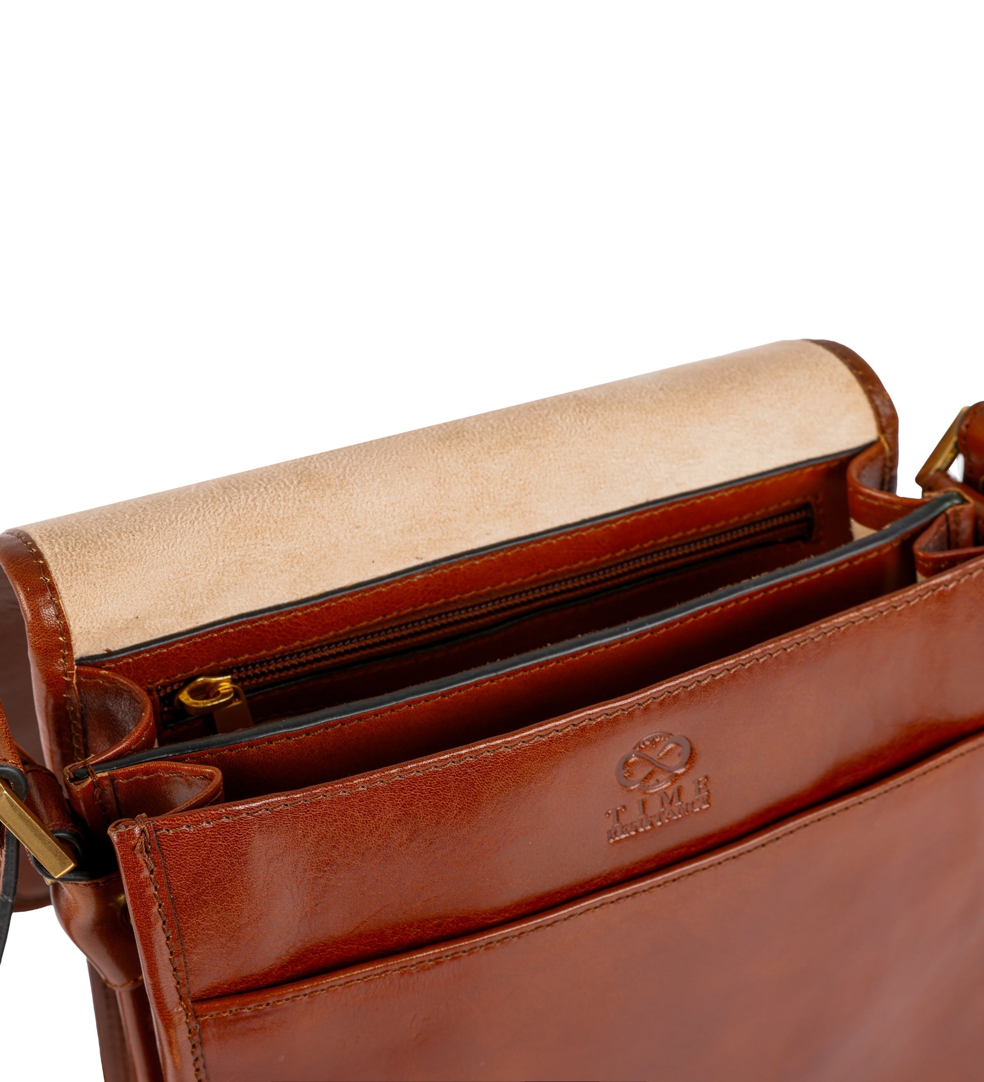 Petit sac messager en cuir On The Road