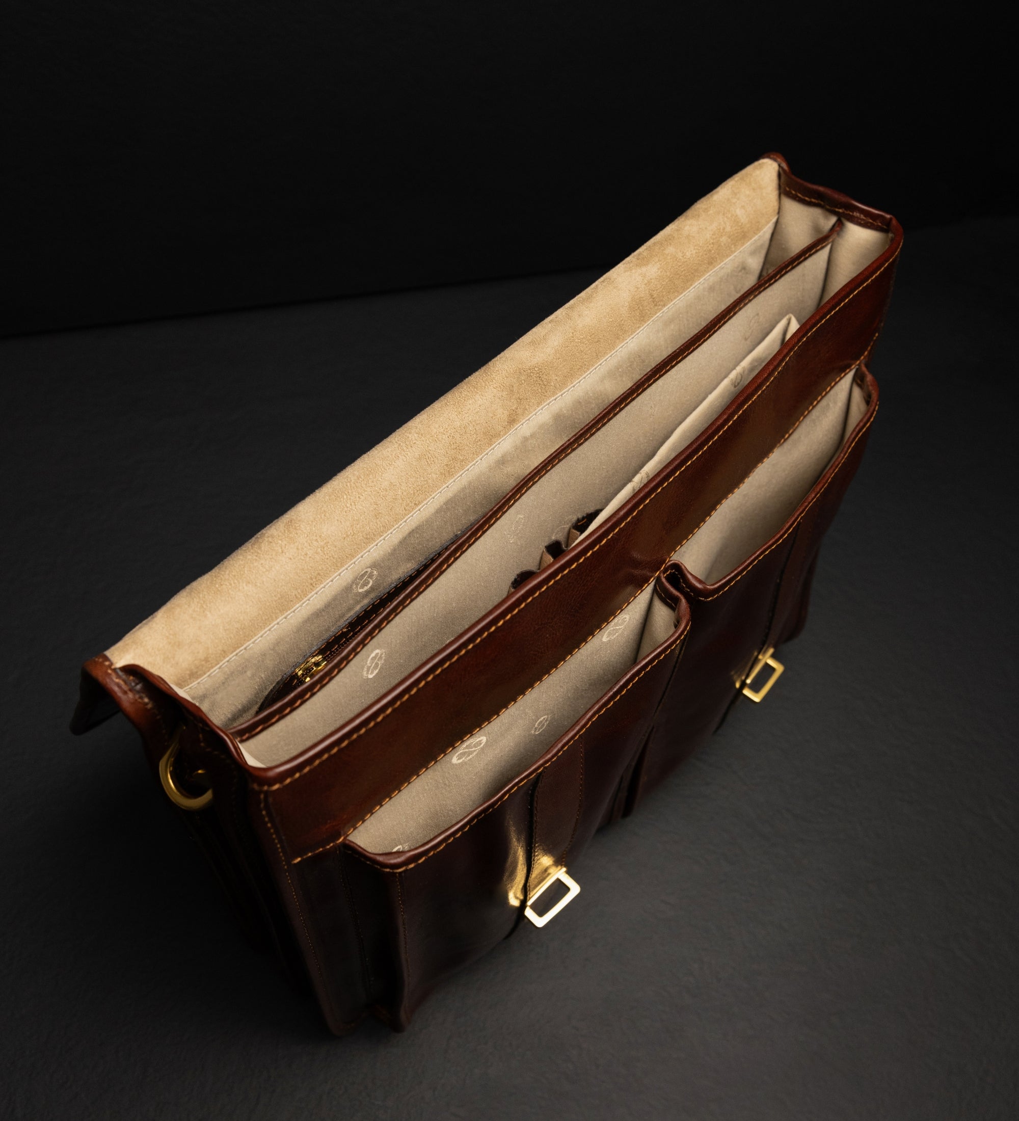 Cartable en cuir The Time Machine