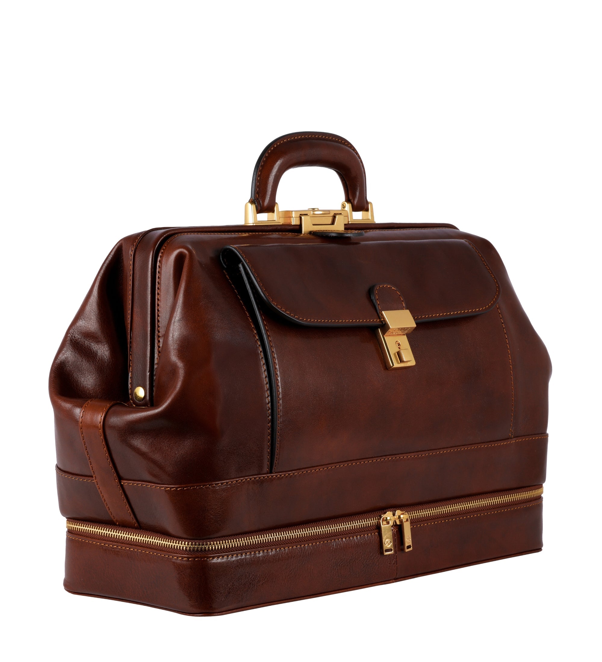 Grand sac de docteur en cuir italien pour femme The Master and Margarita