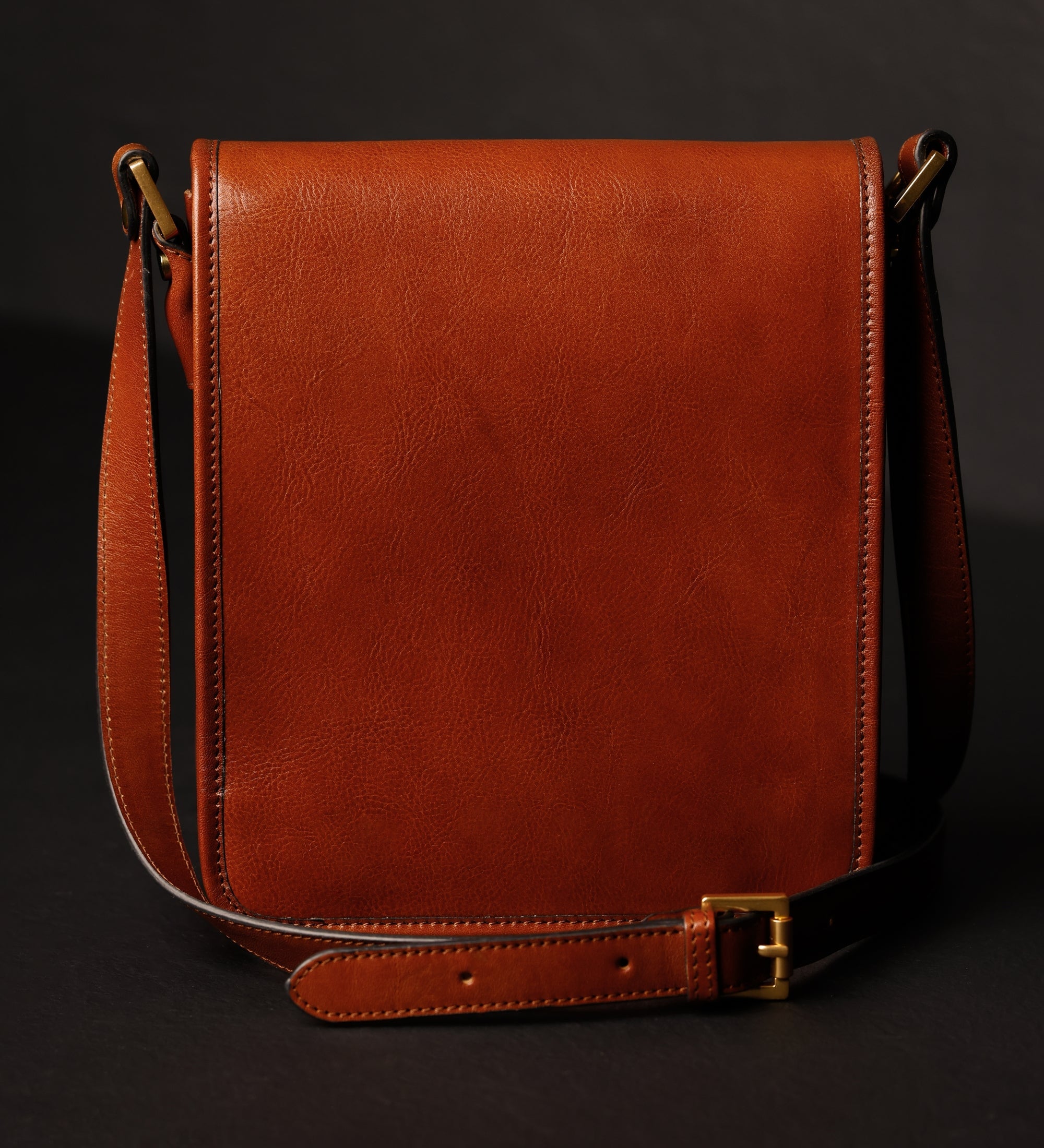 Petit sac messager en cuir On The Road