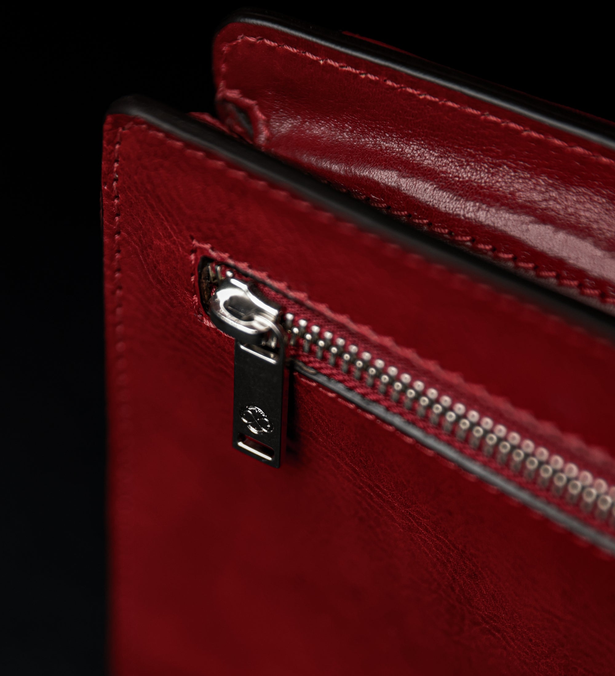 Pochette en cuir Decameron
