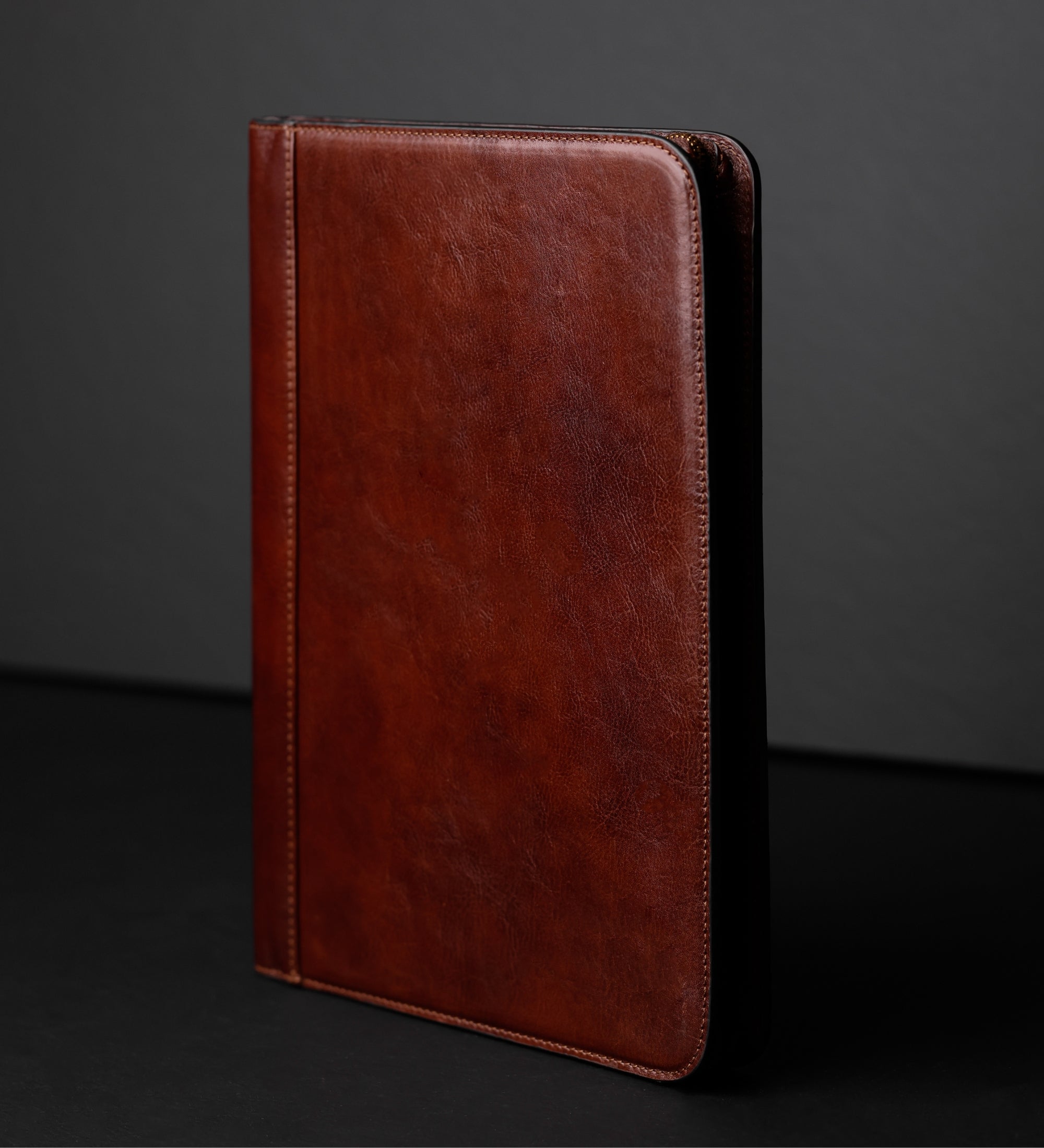 Porte-documents organiseur A4 en cuir Candide