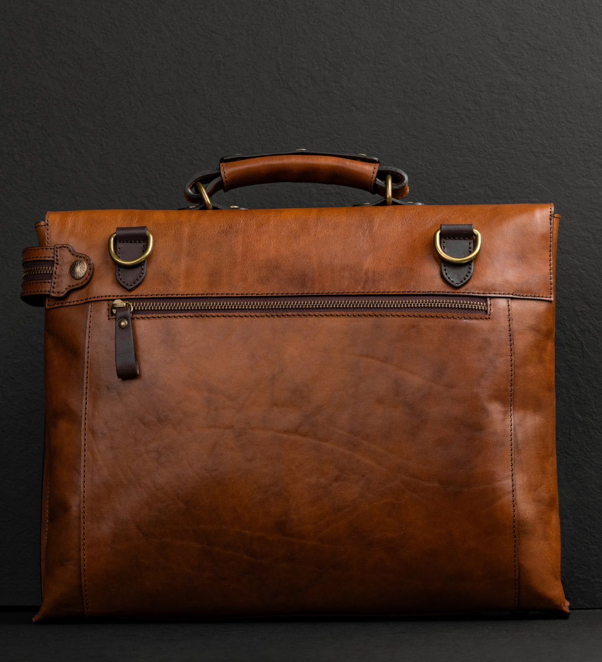 Sacoche pour ordinateur portable en cuir marron From Here to Eternity