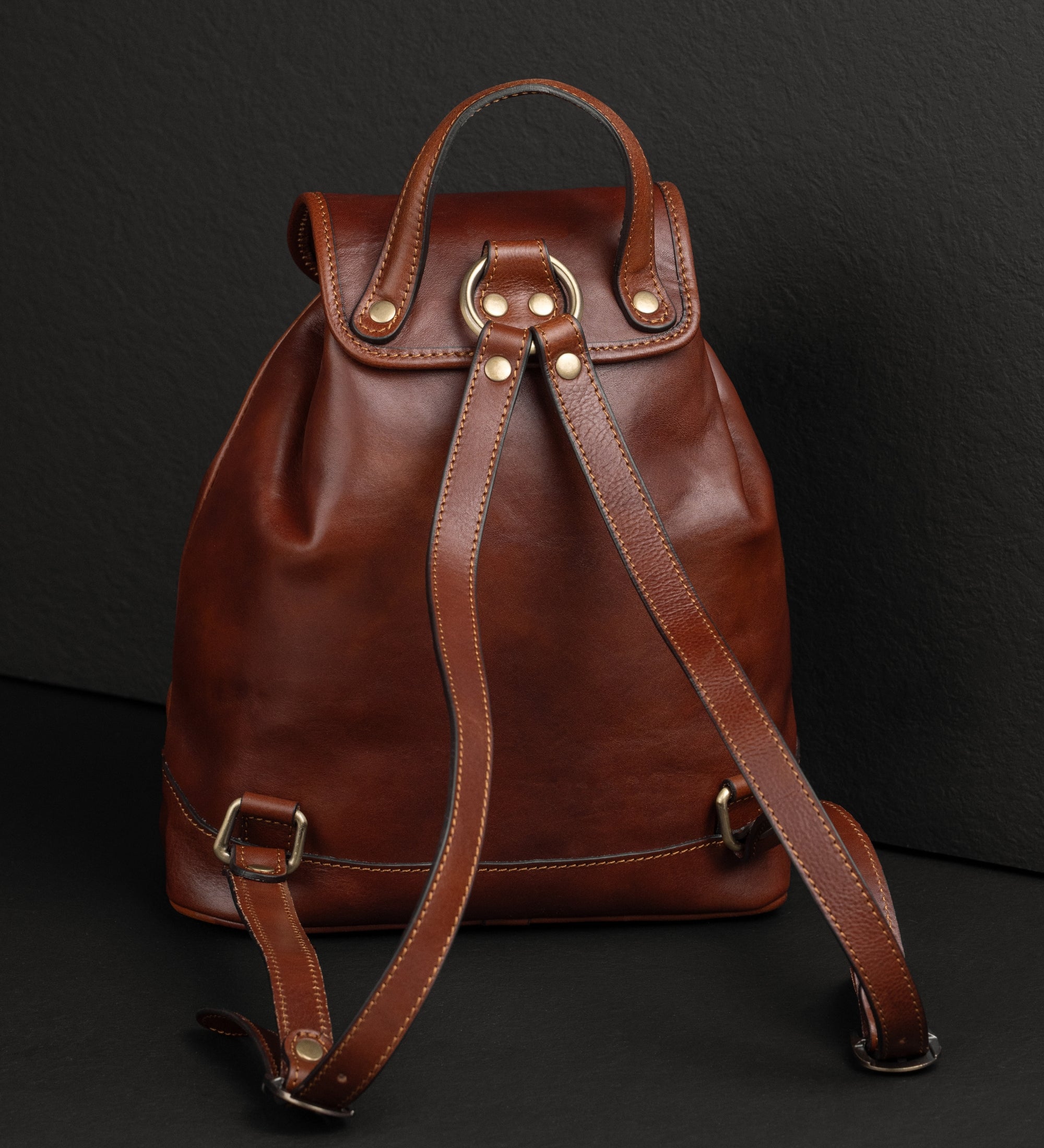 Sac à dos en cuir pour femme White Noise