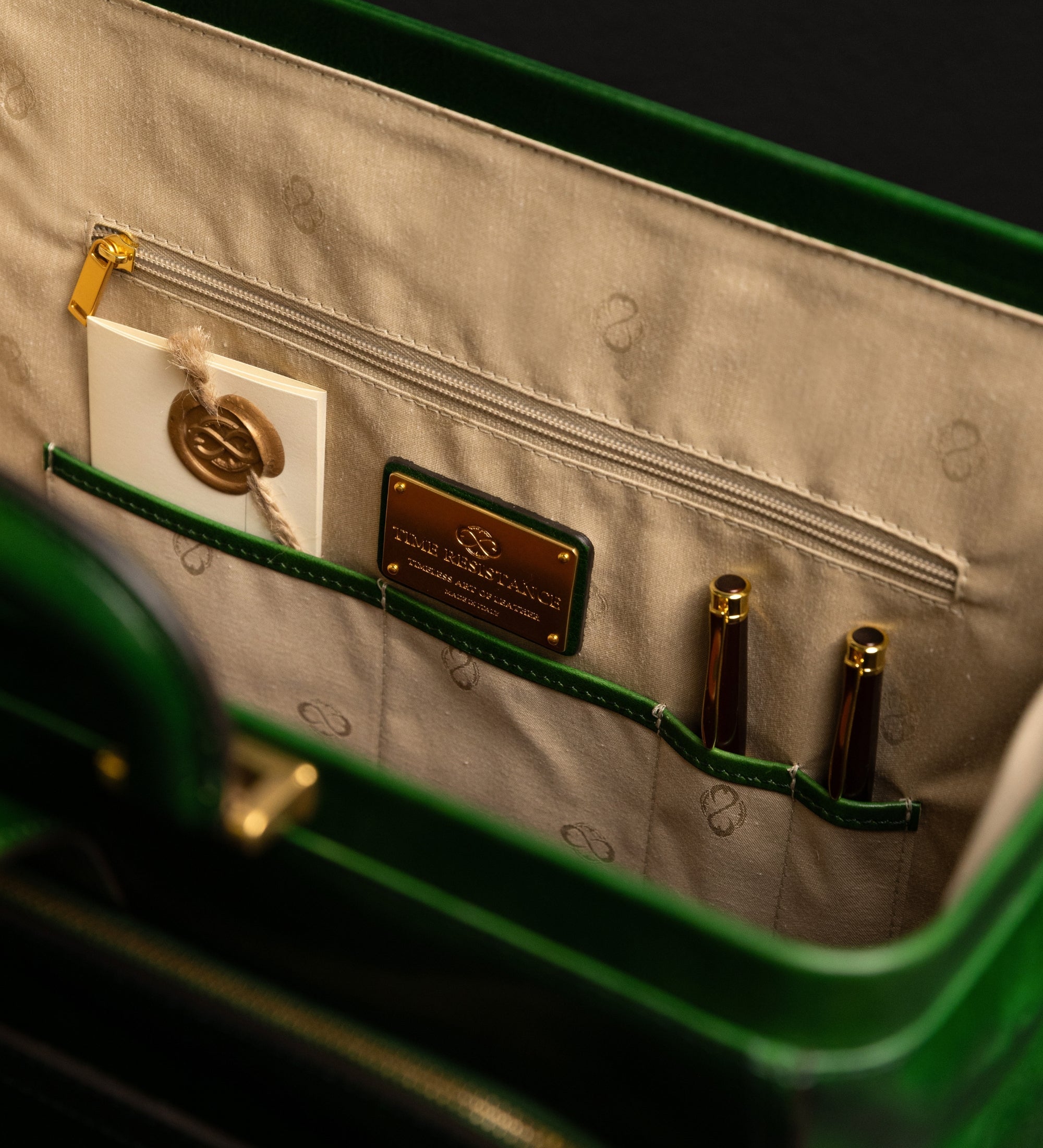 Grand sac de docteur en cuir Mrs Dalloway