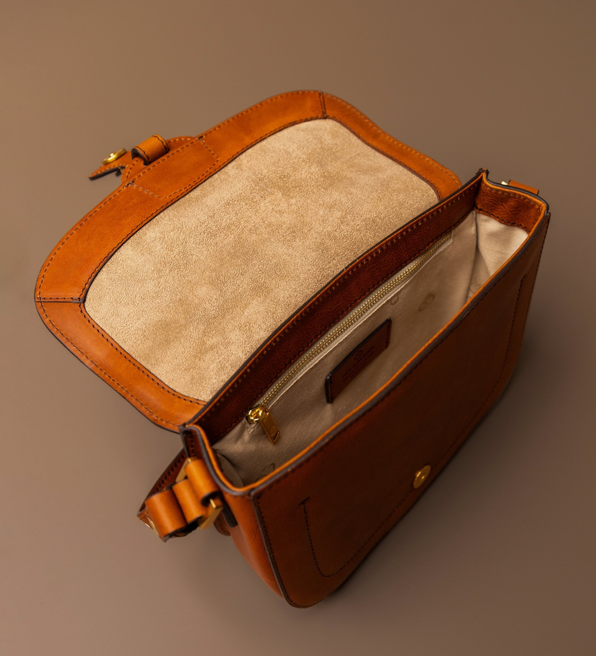 Sac selle en cuir pour femme Romola