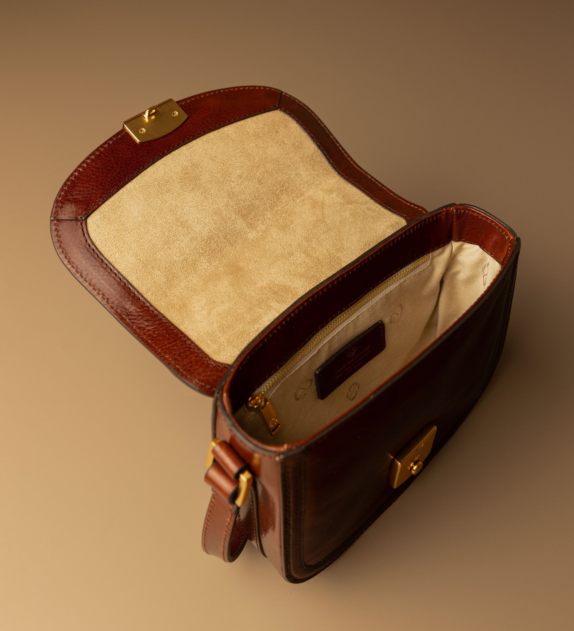 Sac selle en cuir pour femme Secrets