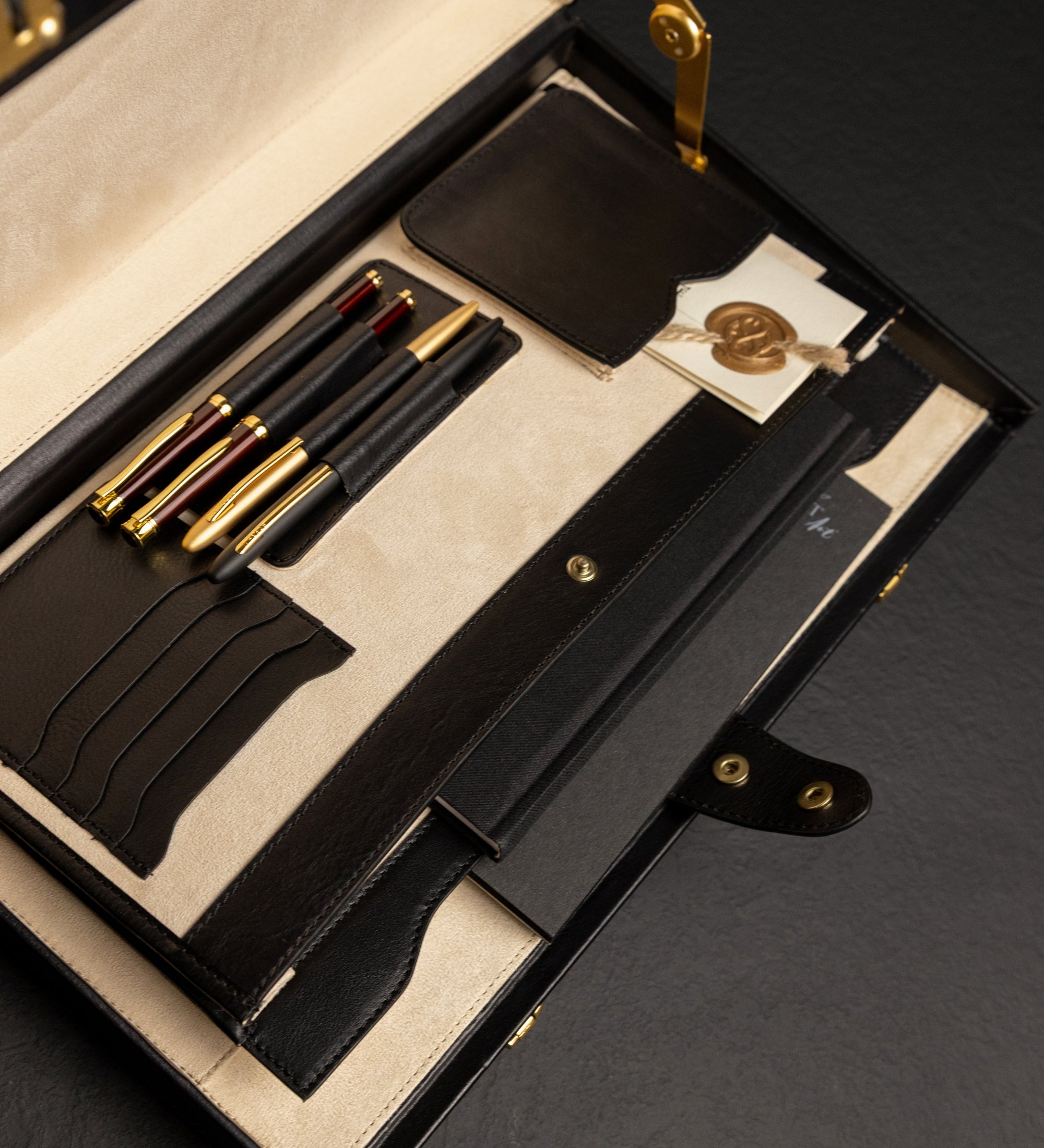 Attaché-case en cuir pour femme Vendetta