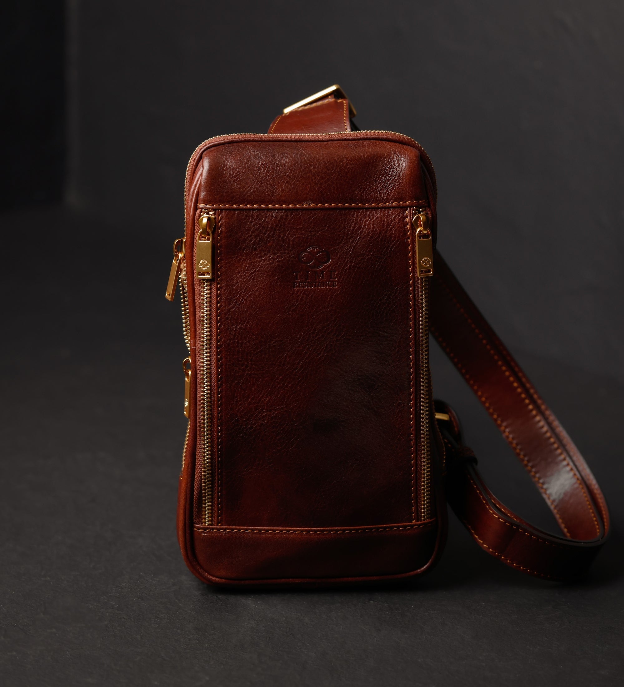 Sac bandoulière en cuir Kim