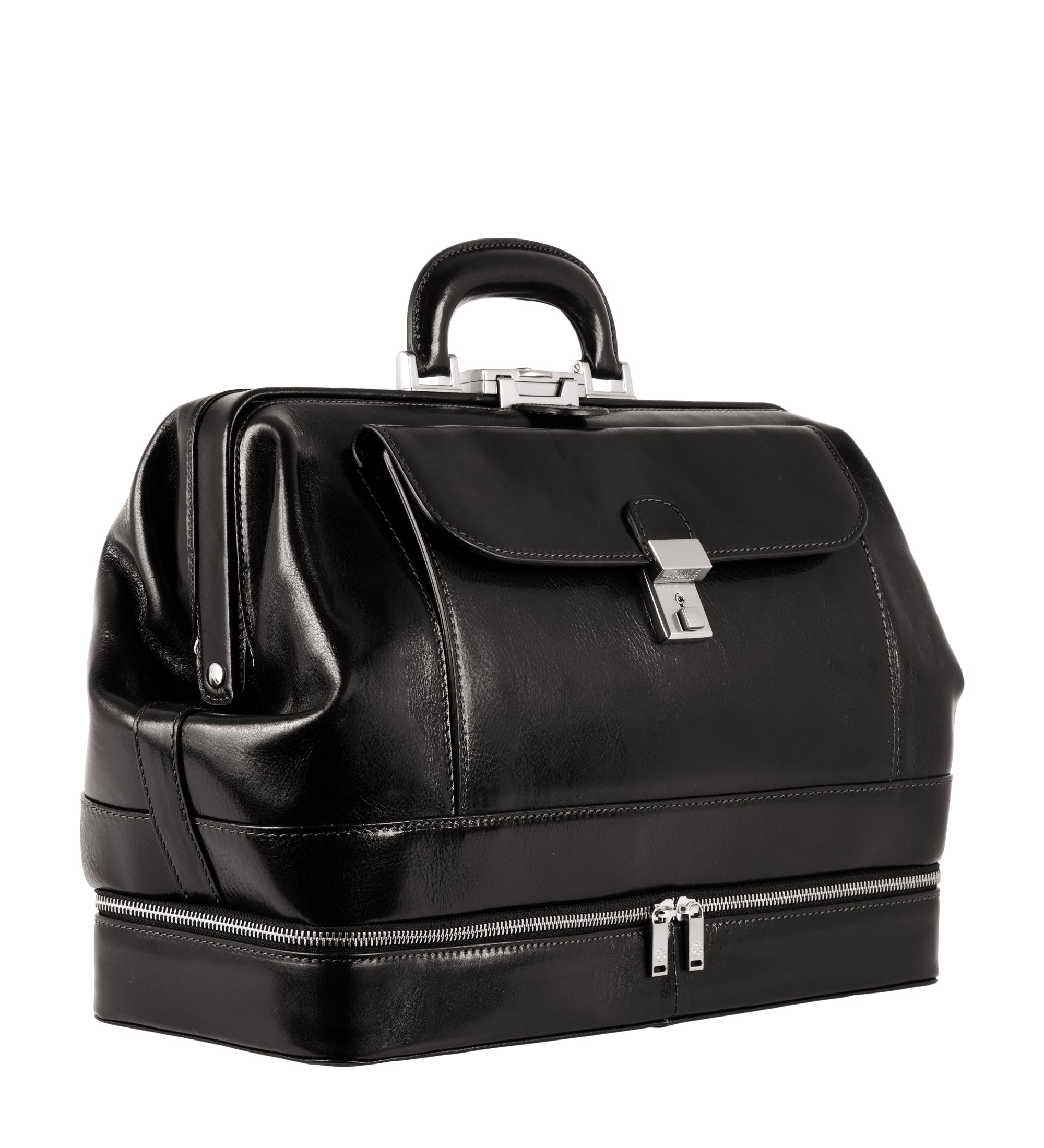 Grand sac de docteur en cuir italien pour femme The Master and Margarita