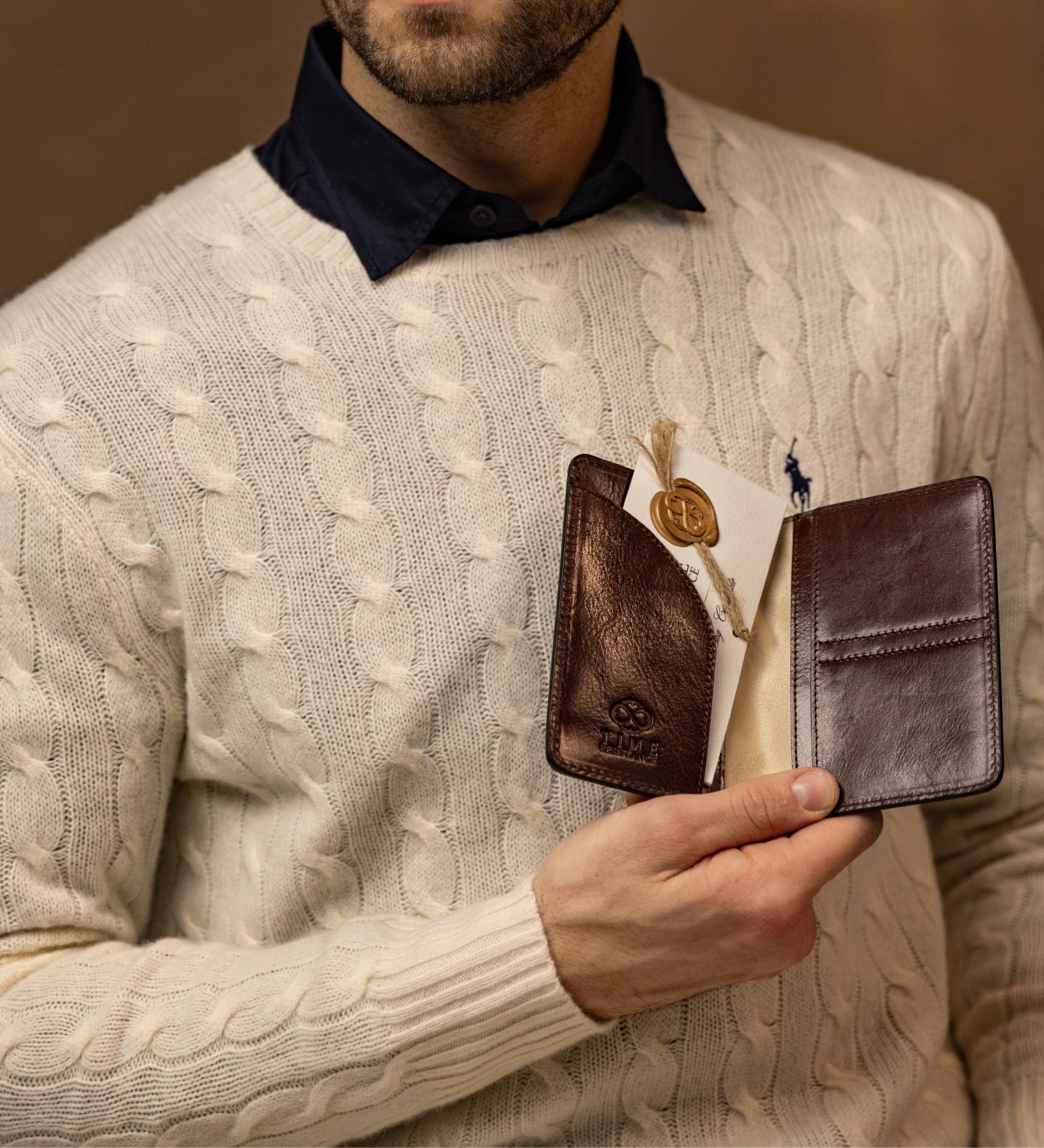 Petit porte-passeport en cuir Gulliver's Travels