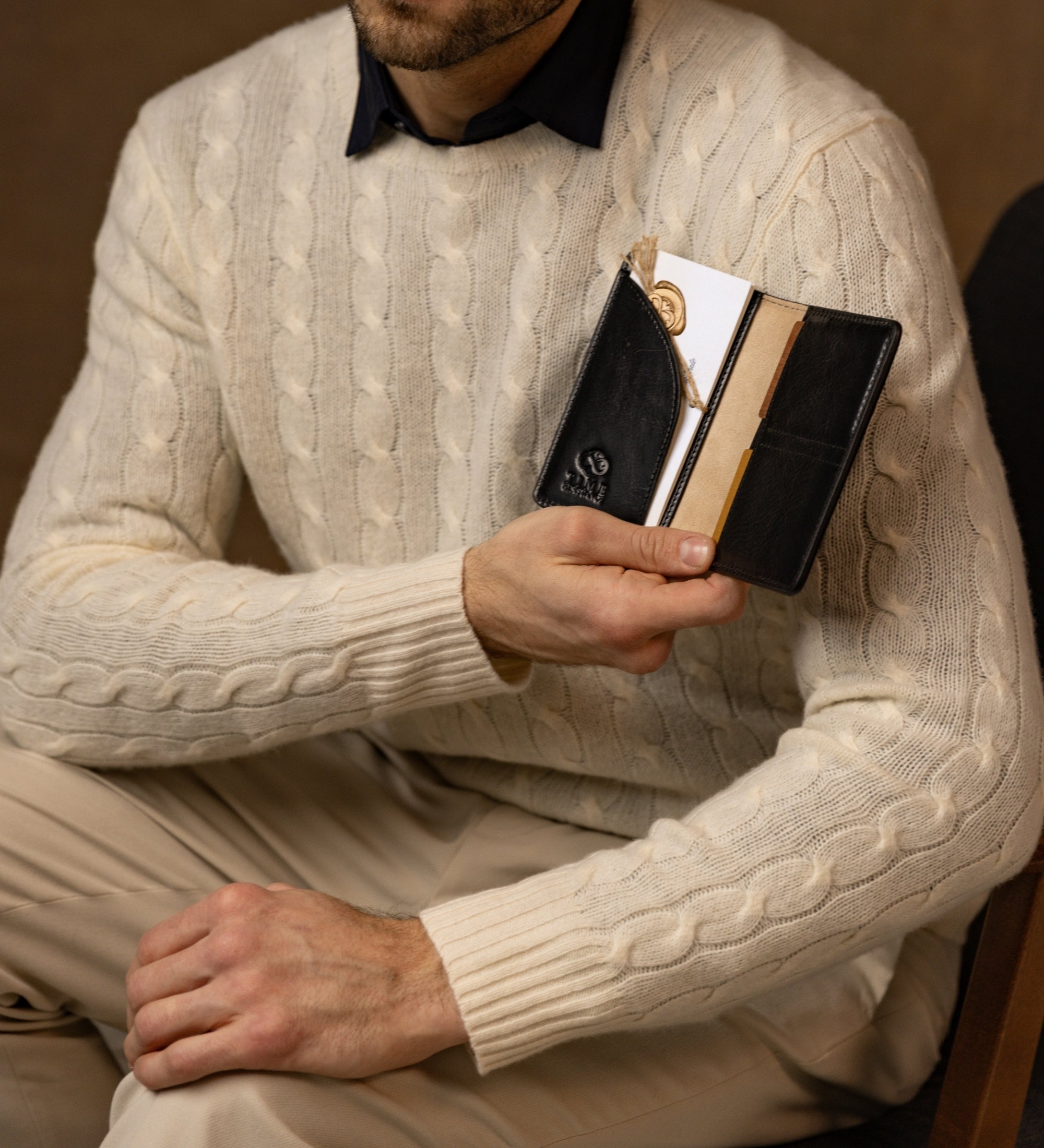 Petit porte-passeport en cuir Gulliver's Travels