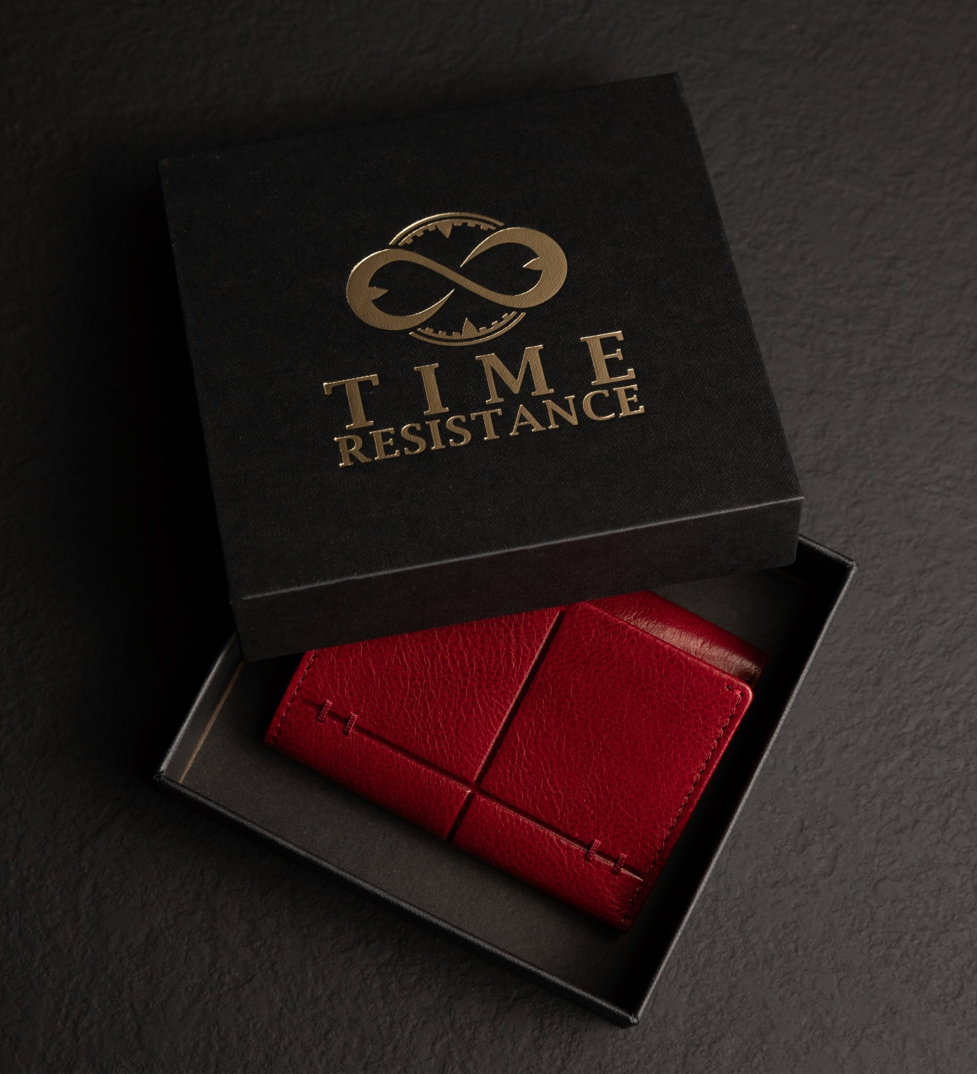 Portefeuille Trifold en Cuir - Red Harvest