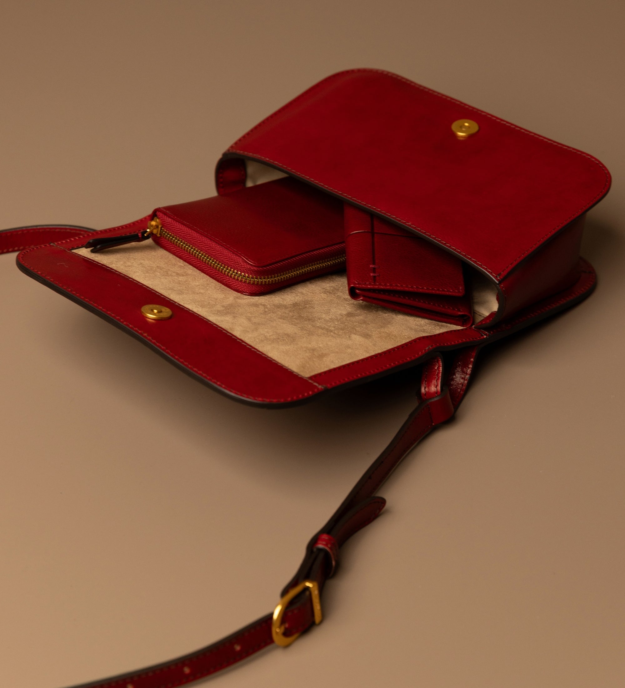 Sac à bandoulière en cuir pour femme Il Piacere